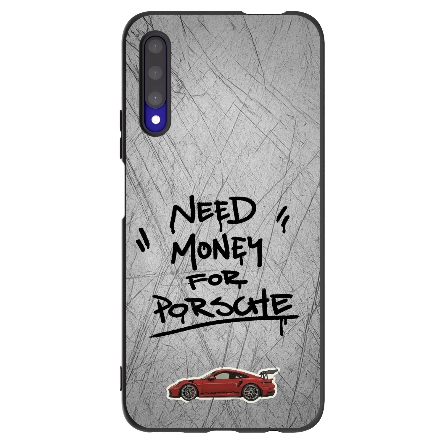 Picasee Μαύρη θήκη σιλικόνης για Honor 9X Pro - Grey Drift