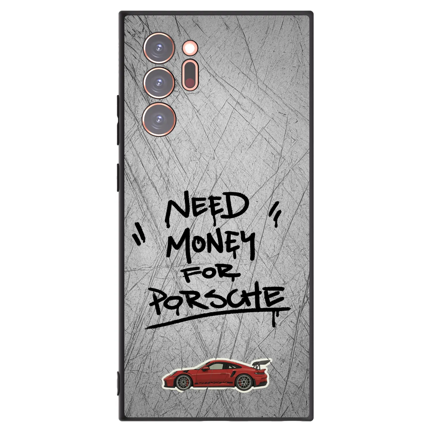 Picasee Μαύρη θήκη σιλικόνης για Samsung Galaxy Note 20 Ultra - Grey Drift