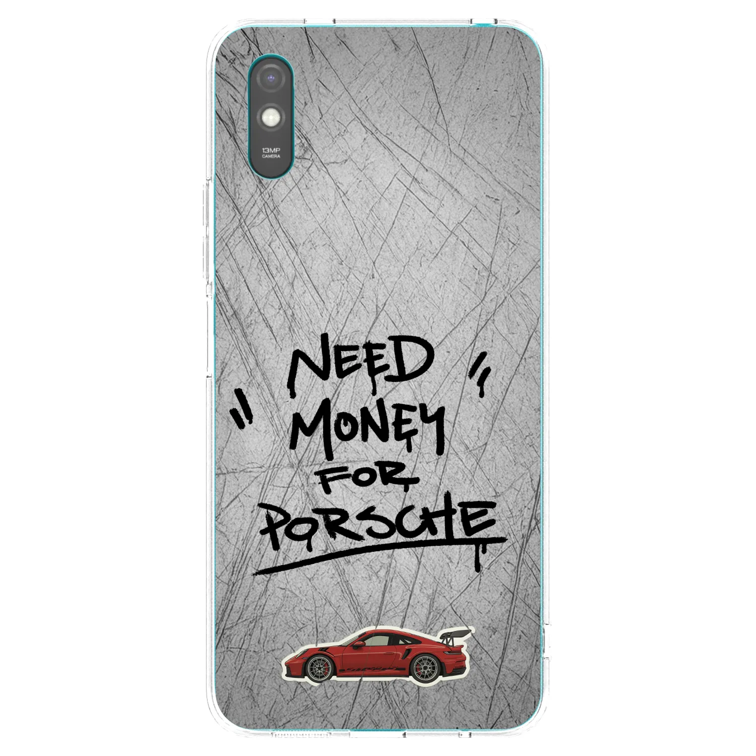 Picasee διαφανής θήκη σιλικόνης Xiaomi Redmi 9A - Grey Drift