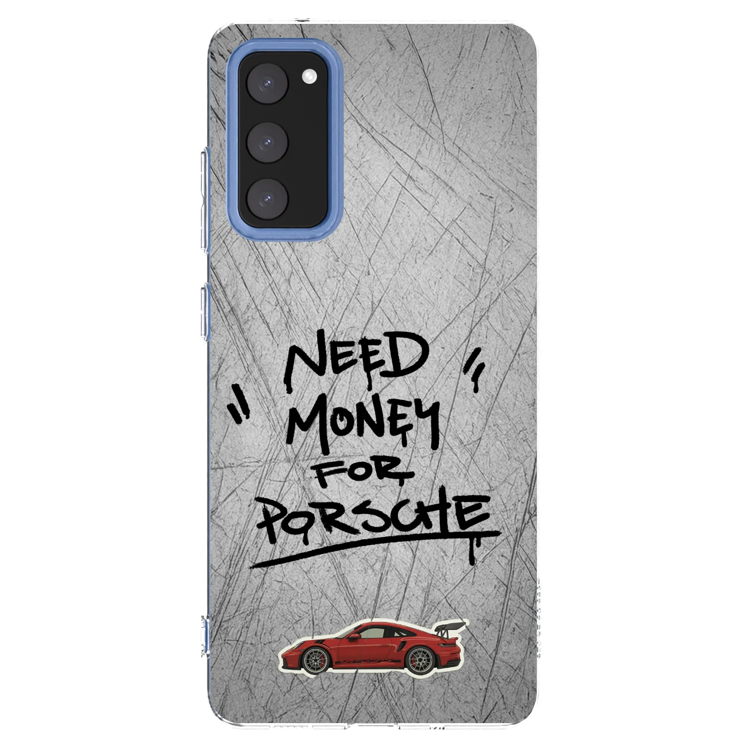 Picasee διαφανής θήκη σιλικόνης Samsung Galaxy S20 FE - Grey Drift