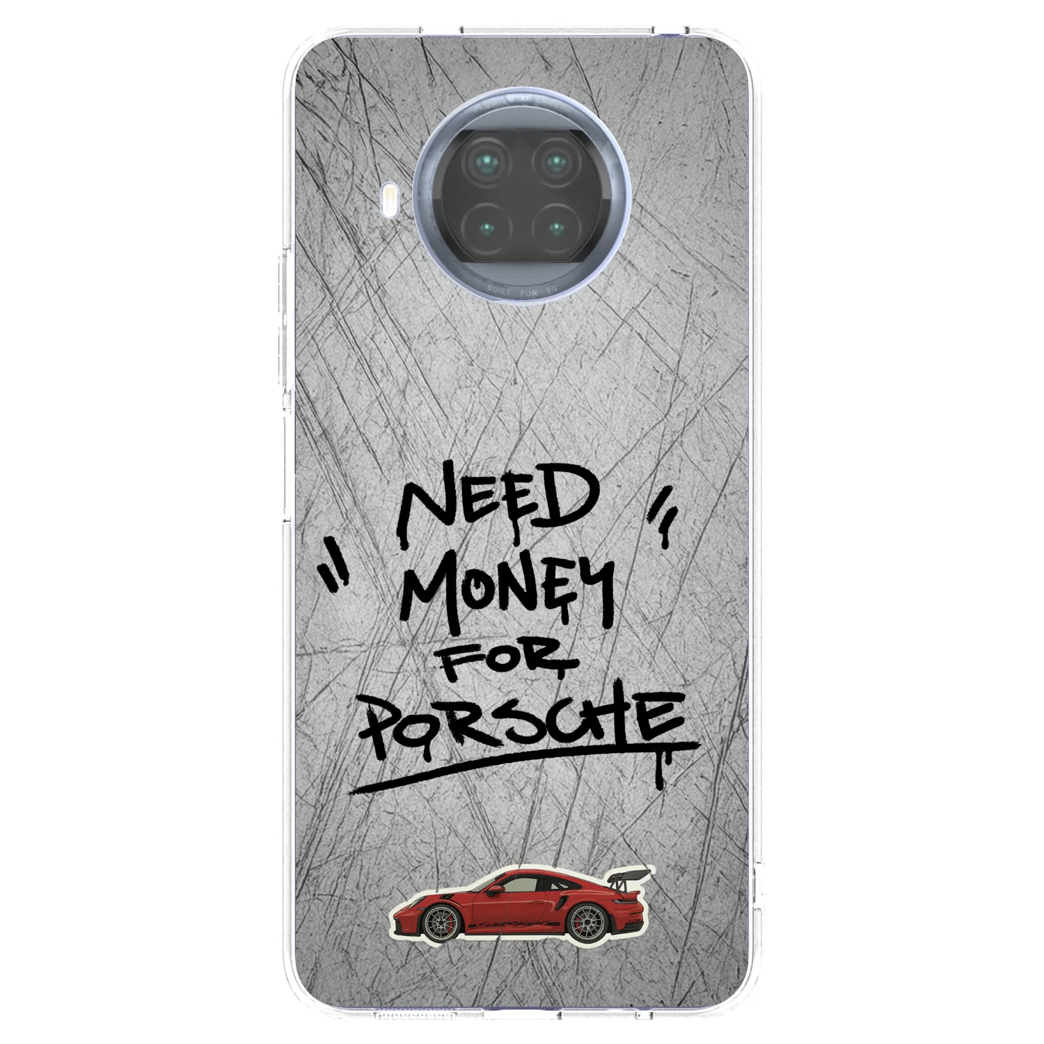 Picasee διαφανής θήκη σιλικόνης Xiaomi Mi 10T Lite - Grey Drift