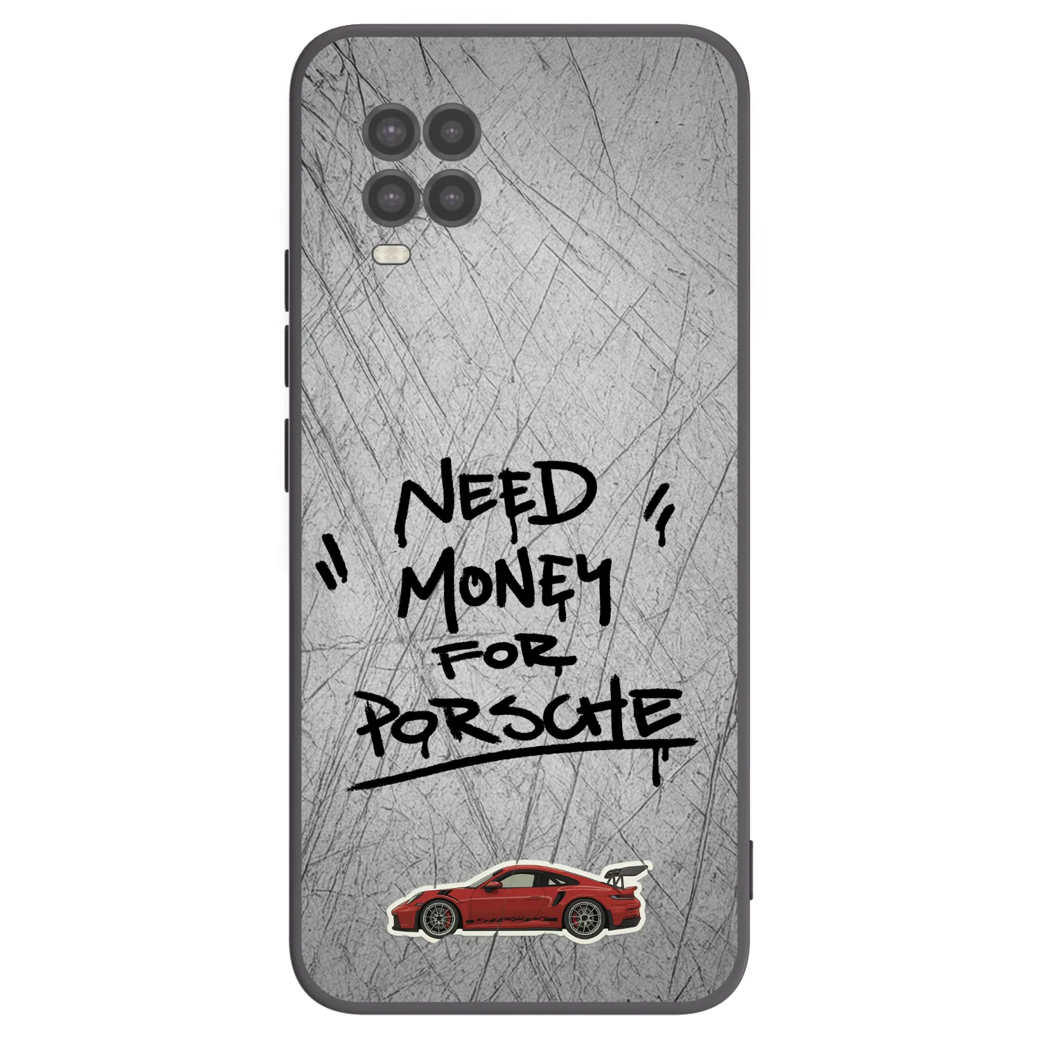 Picasee Μαύρη θήκη σιλικόνης για Xiaomi Mi 10 Lite - Grey Drift