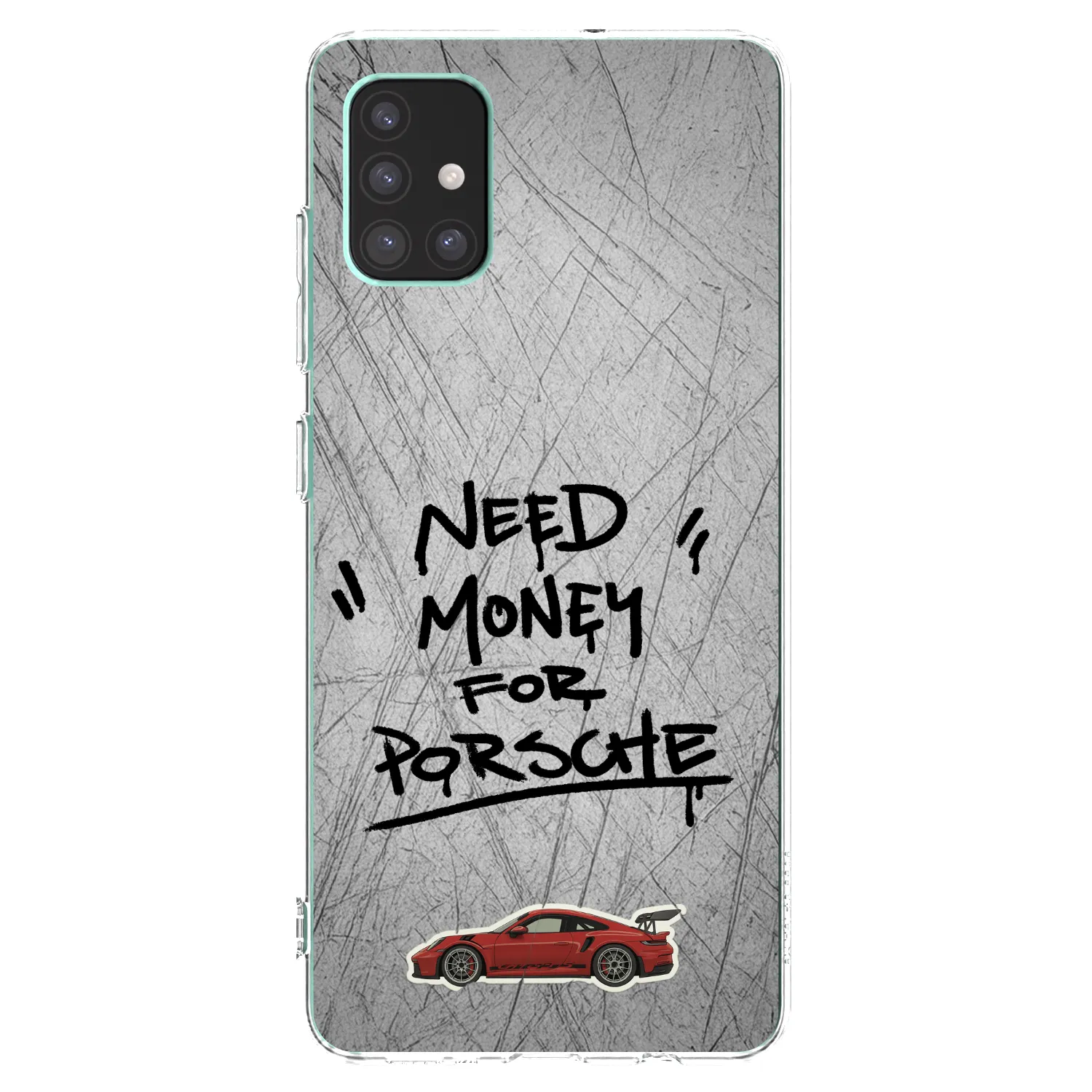 Picasee διαφανής θήκη σιλικόνης Samsung Galaxy M51 M515F - Grey Drift