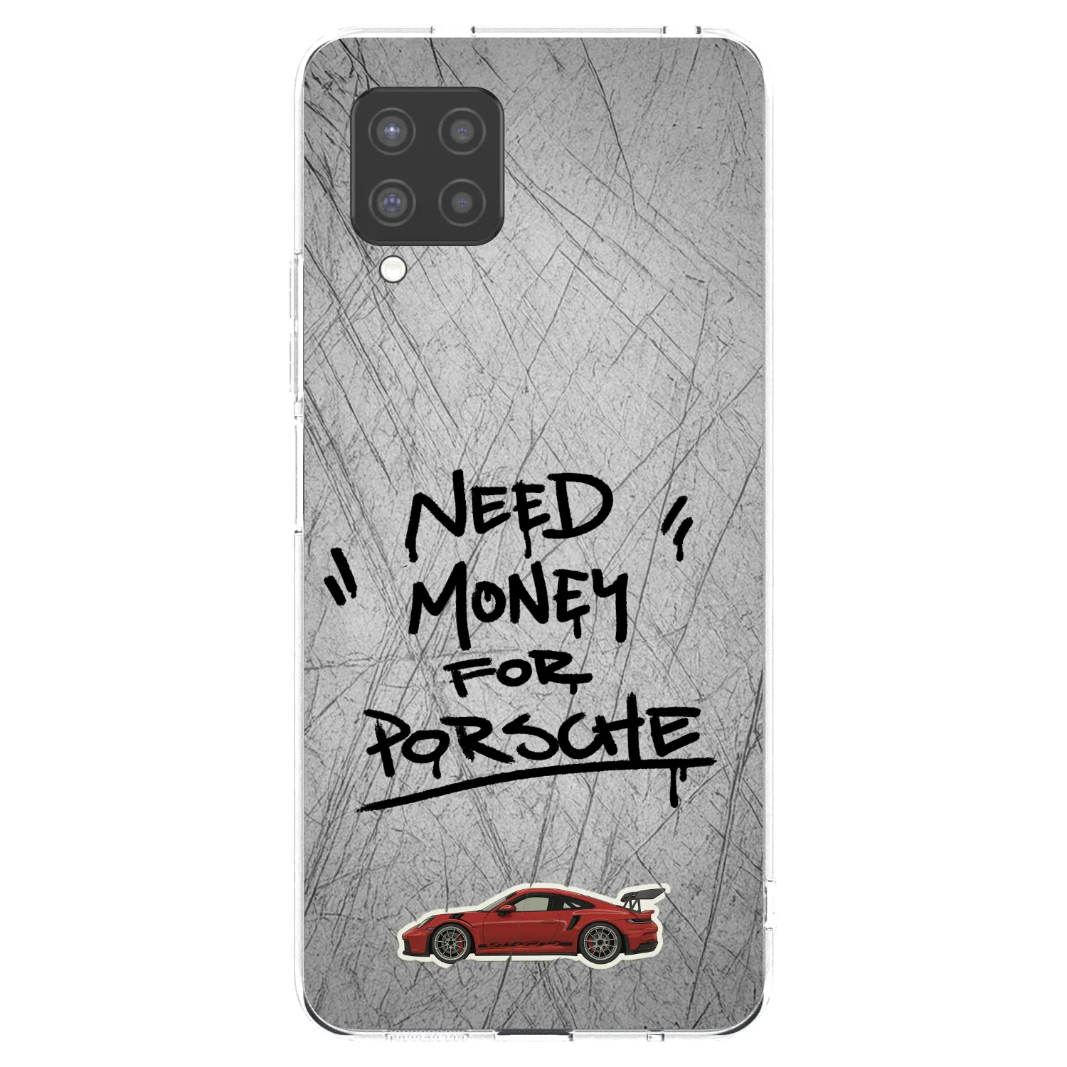 Picasee διαφανής θήκη σιλικόνης Samsung Galaxy A42 A426B - Grey Drift