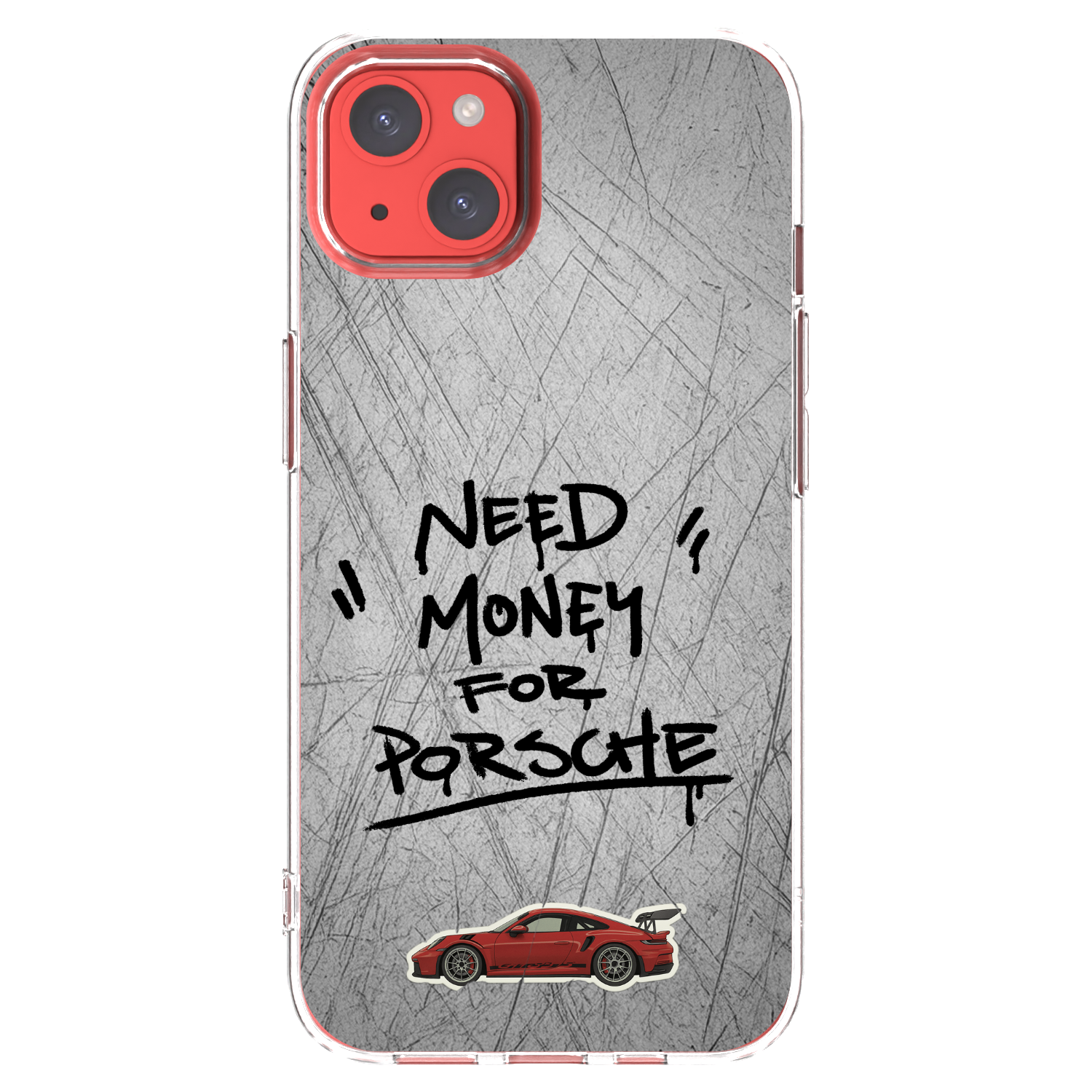 Picasee διαφανής θήκη σιλικόνης Apple iPhone 13 - Grey Drift