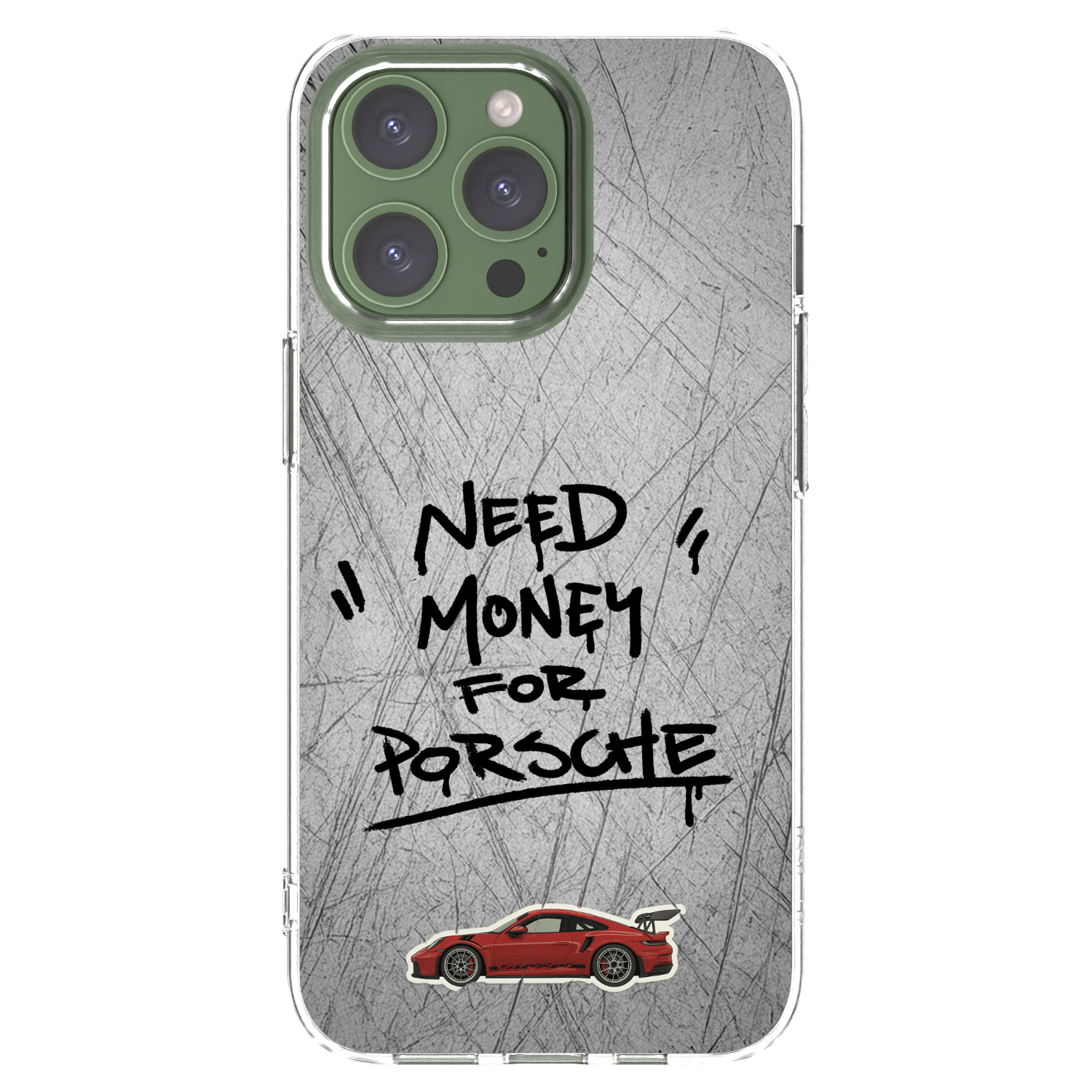 Picasee διαφανής θήκη σιλικόνης Apple iPhone 13 Pro - Grey Drift