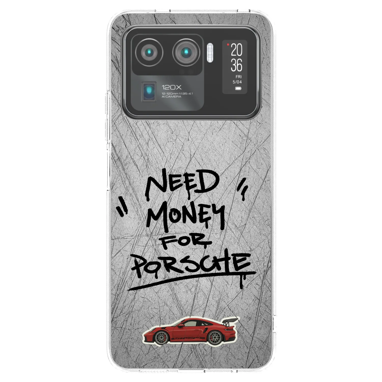 Picasee διαφανής θήκη σιλικόνης Xiaomi Mi 11 Ultra - Grey Drift