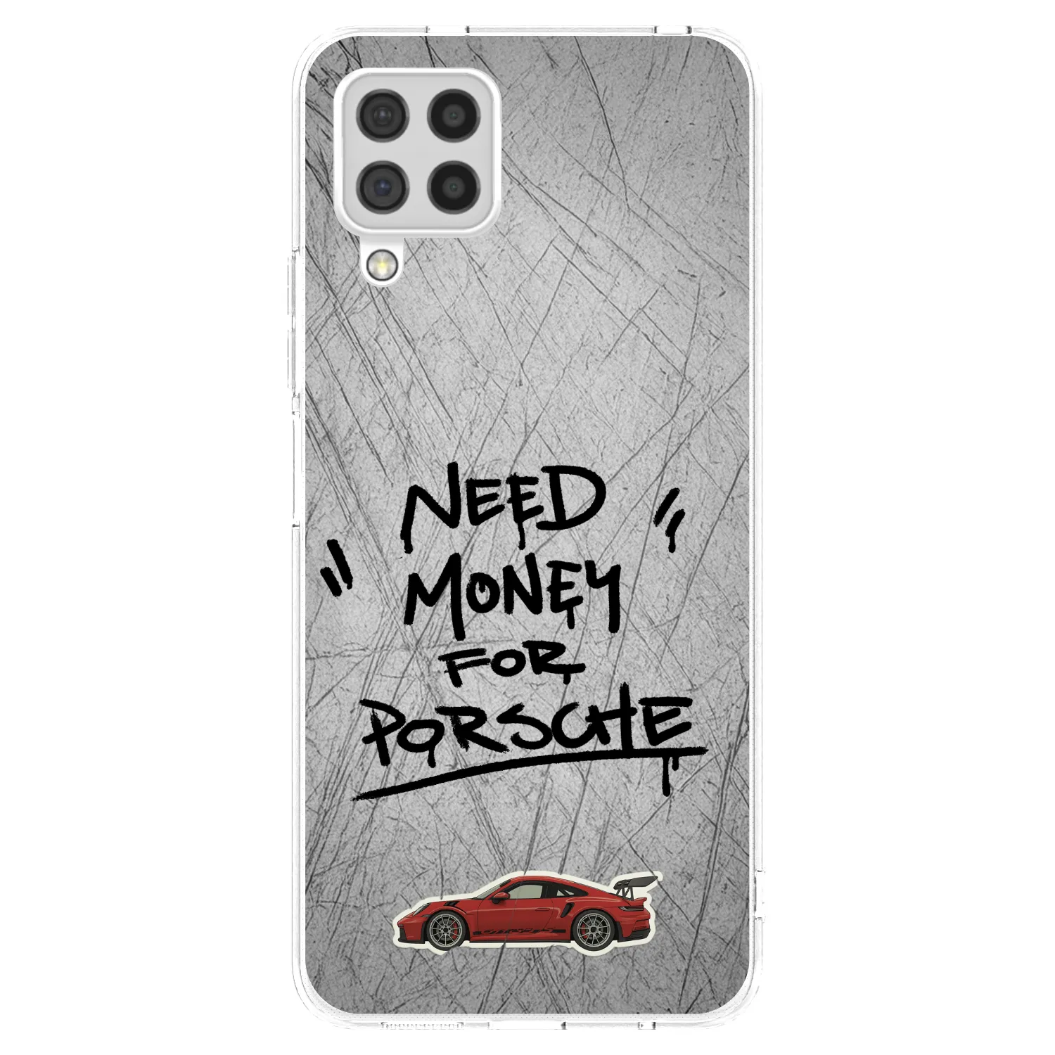 Picasee διαφανής θήκη σιλικόνης Samsung Galaxy A22 A225F 4G - Grey Drift