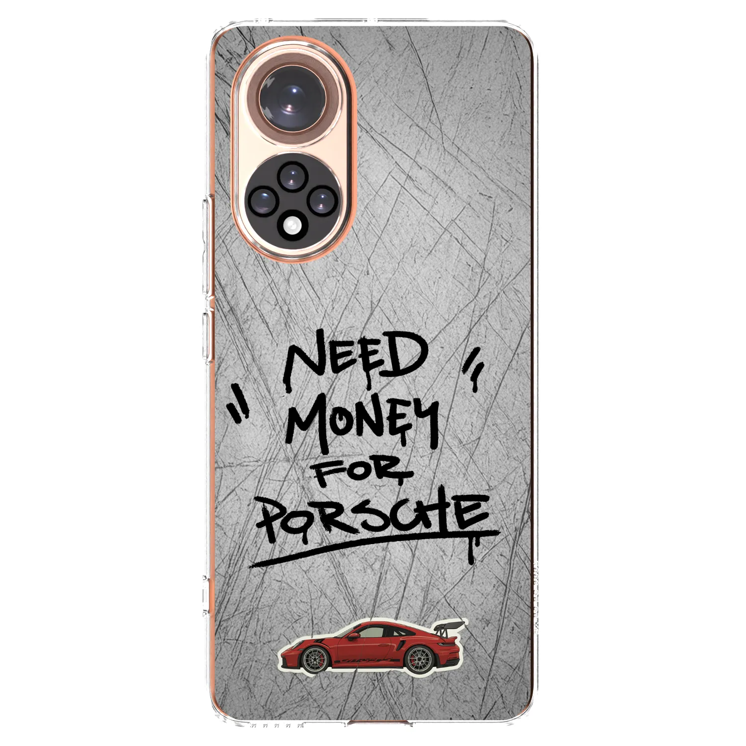 Picasee διαφανής θήκη σιλικόνης Honor 50 5G - Grey Drift
