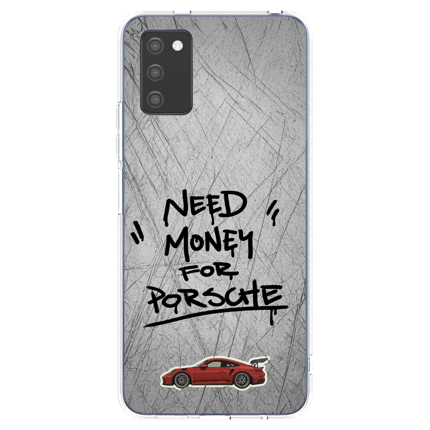 Picasee διαφανής θήκη σιλικόνης Samsung Galaxy A03s A037G - Grey Drift