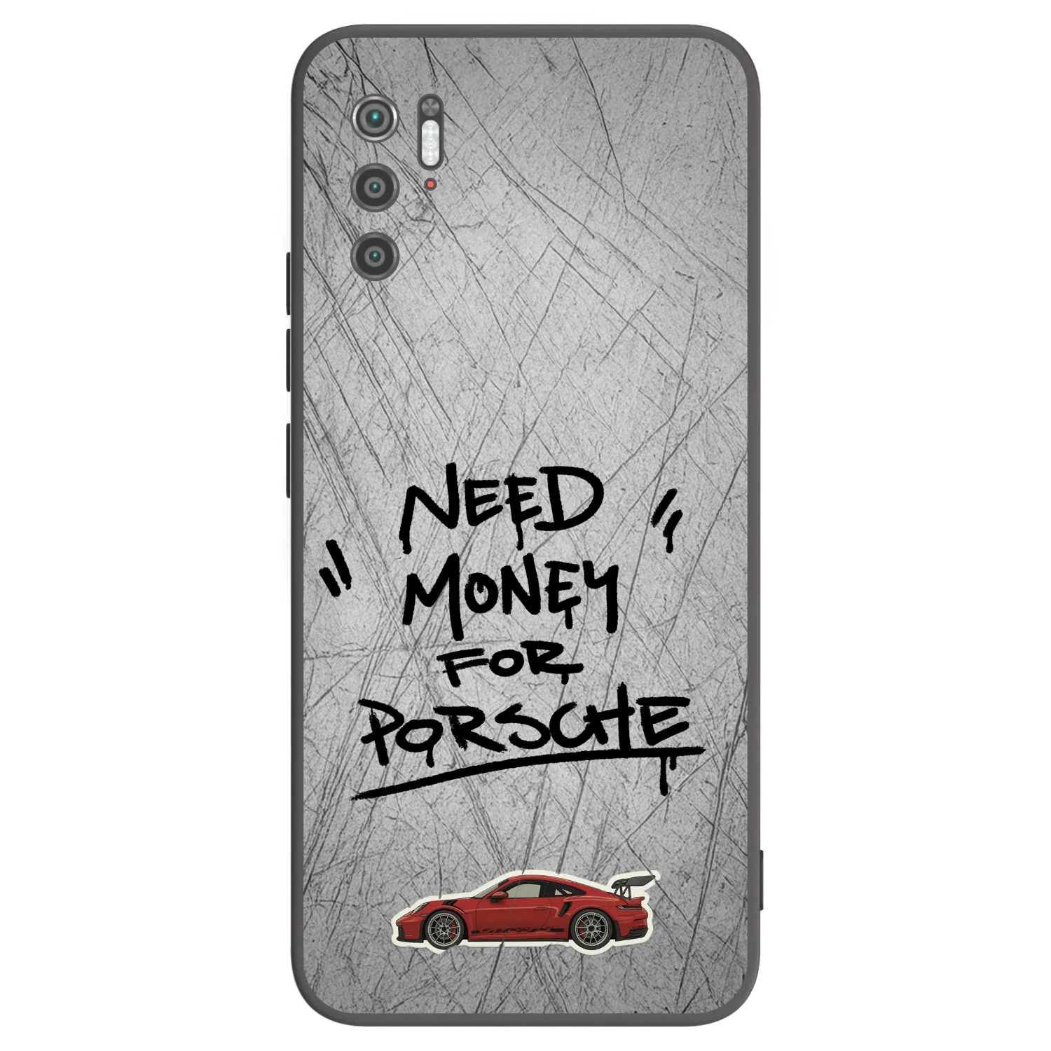 Picasee Μαύρη θήκη σιλικόνης για Xiaomi Poco M3 Pro 5G - Grey Drift