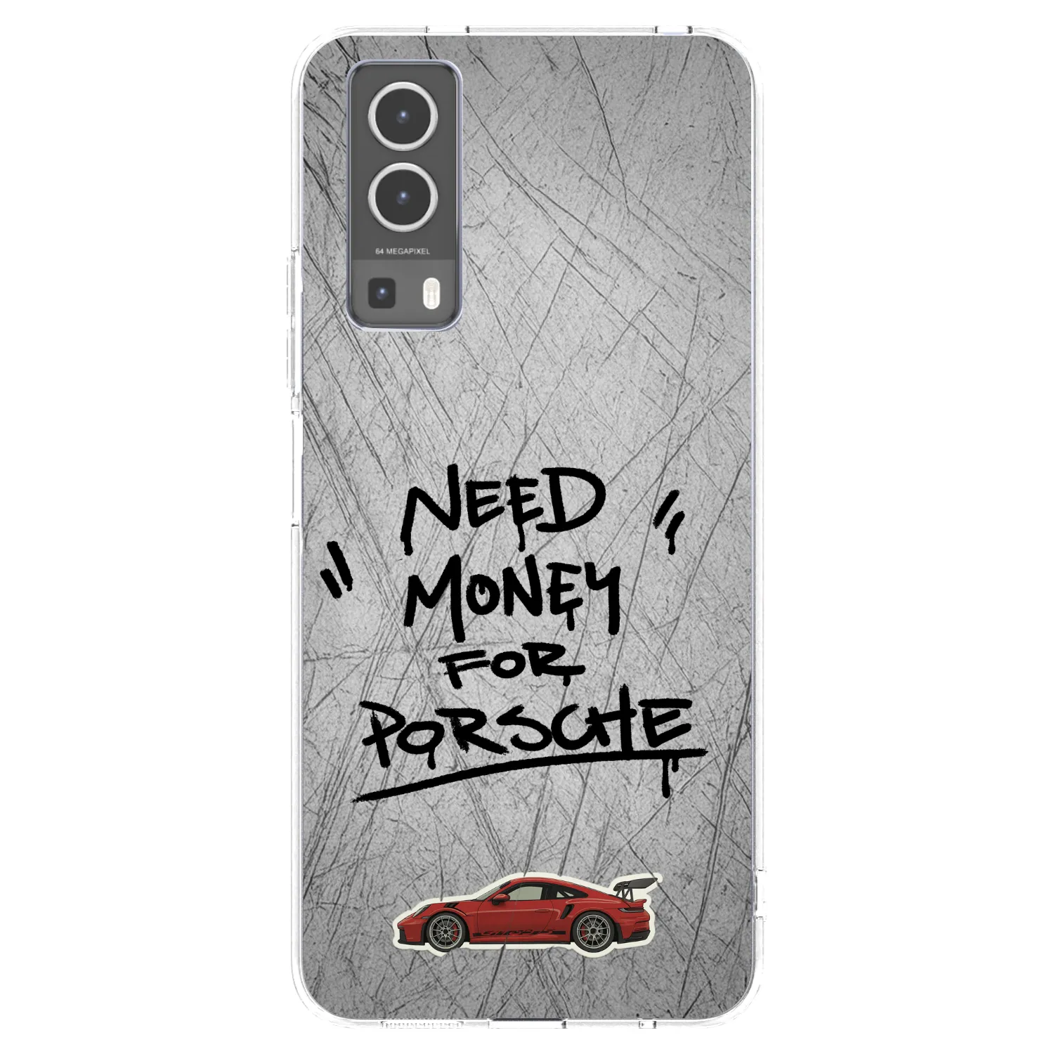 Picasee διαφανής θήκη σιλικόνης Vivo Y72 5G - Grey Drift