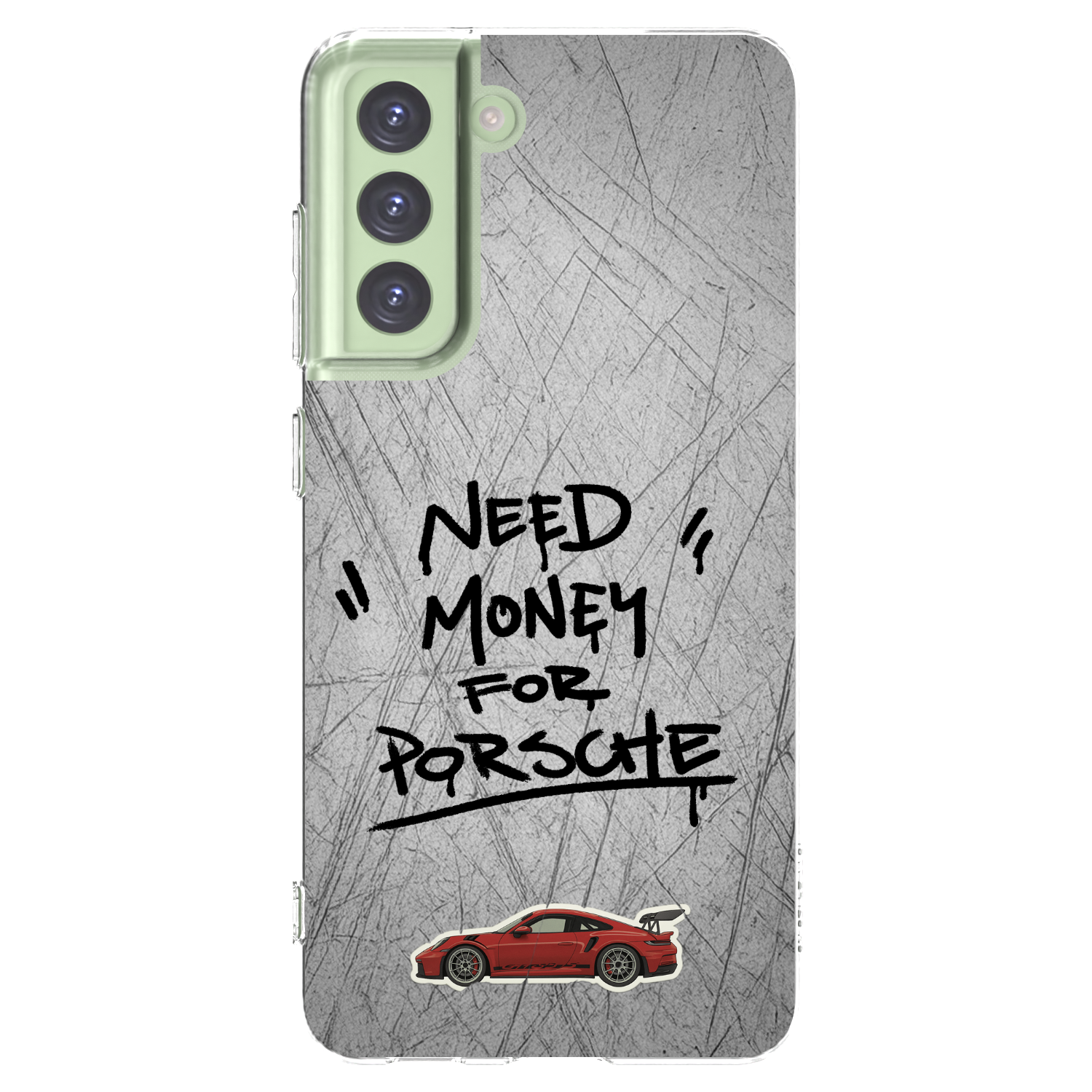 Picasee διαφανής θήκη σιλικόνης Samsung Galaxy S21 FE 5G - Grey Drift