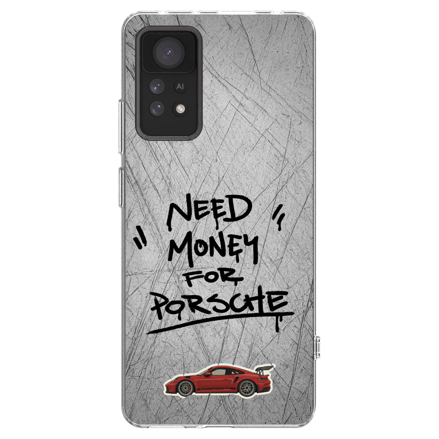 Picasee διαφανής θήκη σιλικόνης Xiaomi Redmi Note 11 Pro - Grey Drift