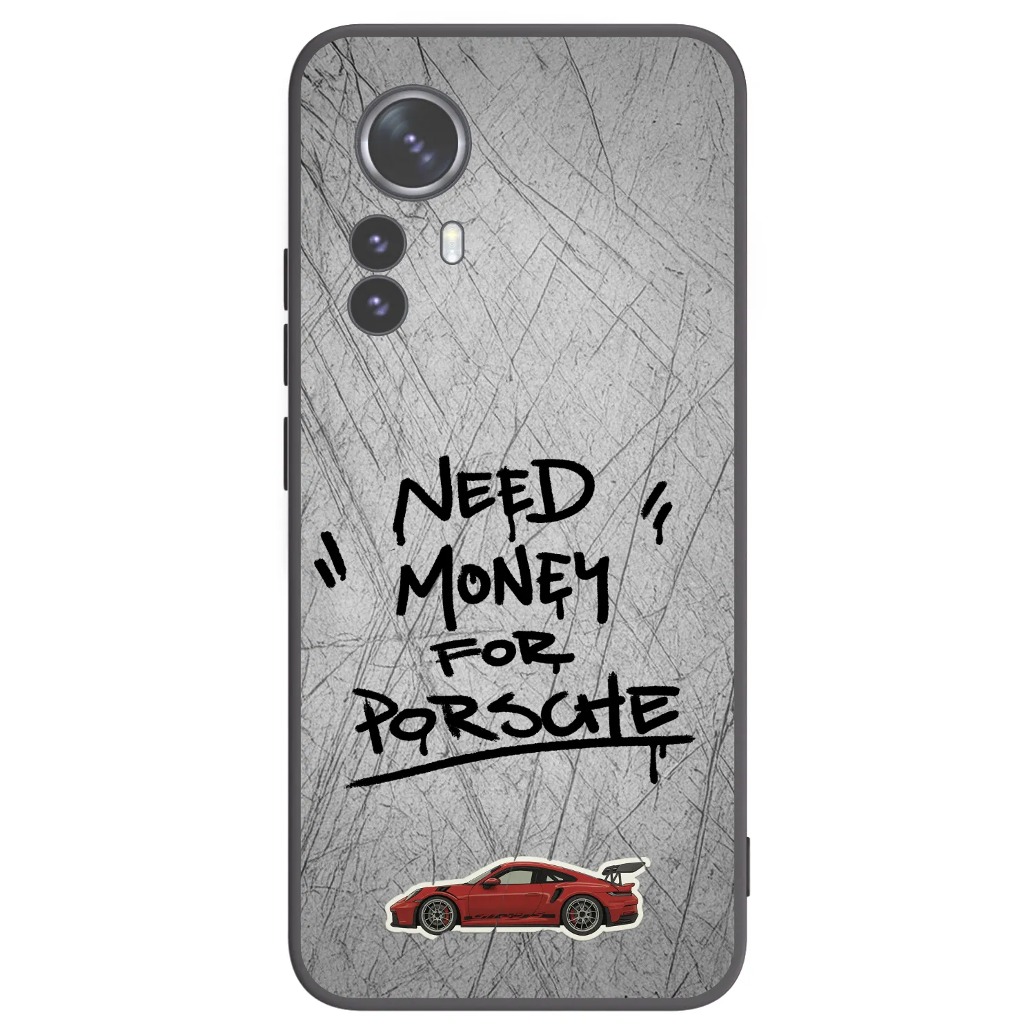 Picasee Μαύρη θήκη σιλικόνης για Xiaomi 12 Pro - Grey Drift