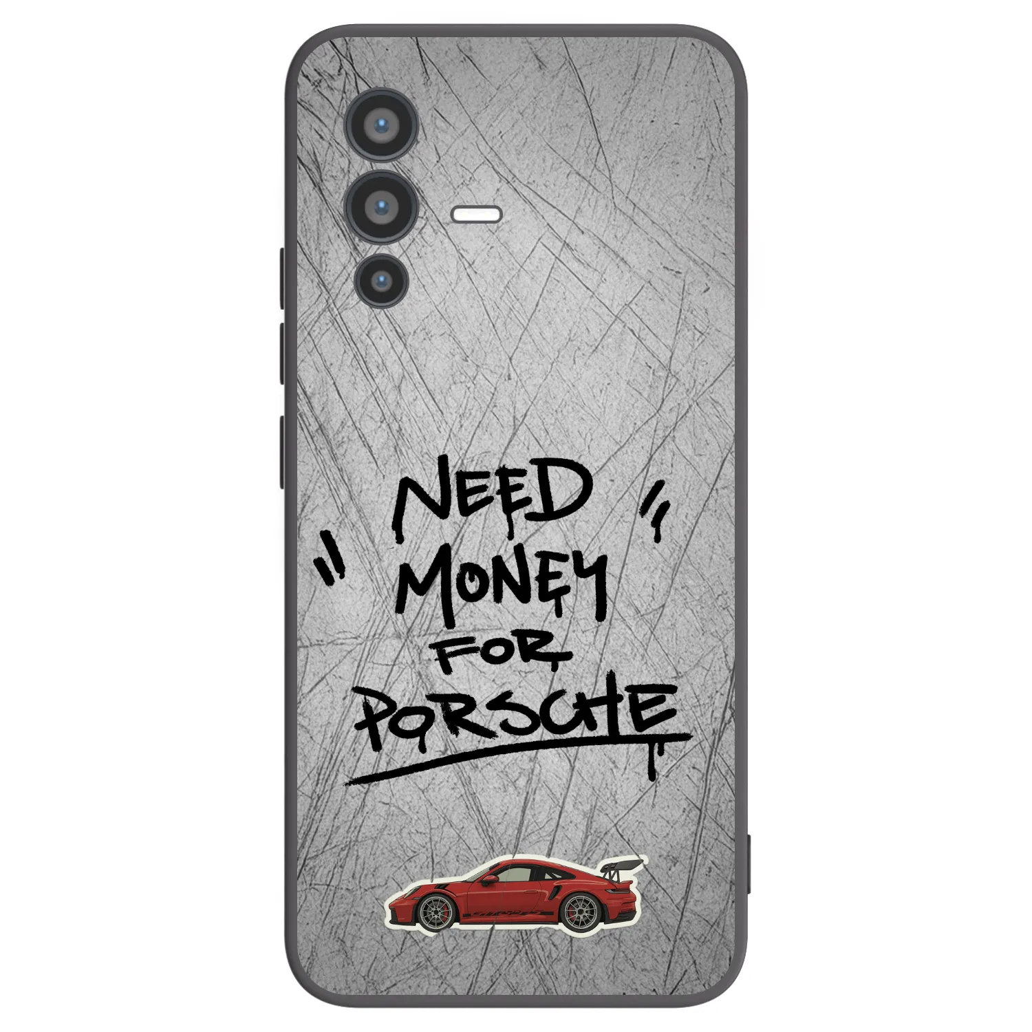 Picasee Μαύρη θήκη σιλικόνης για Vivo V23 5G - Grey Drift