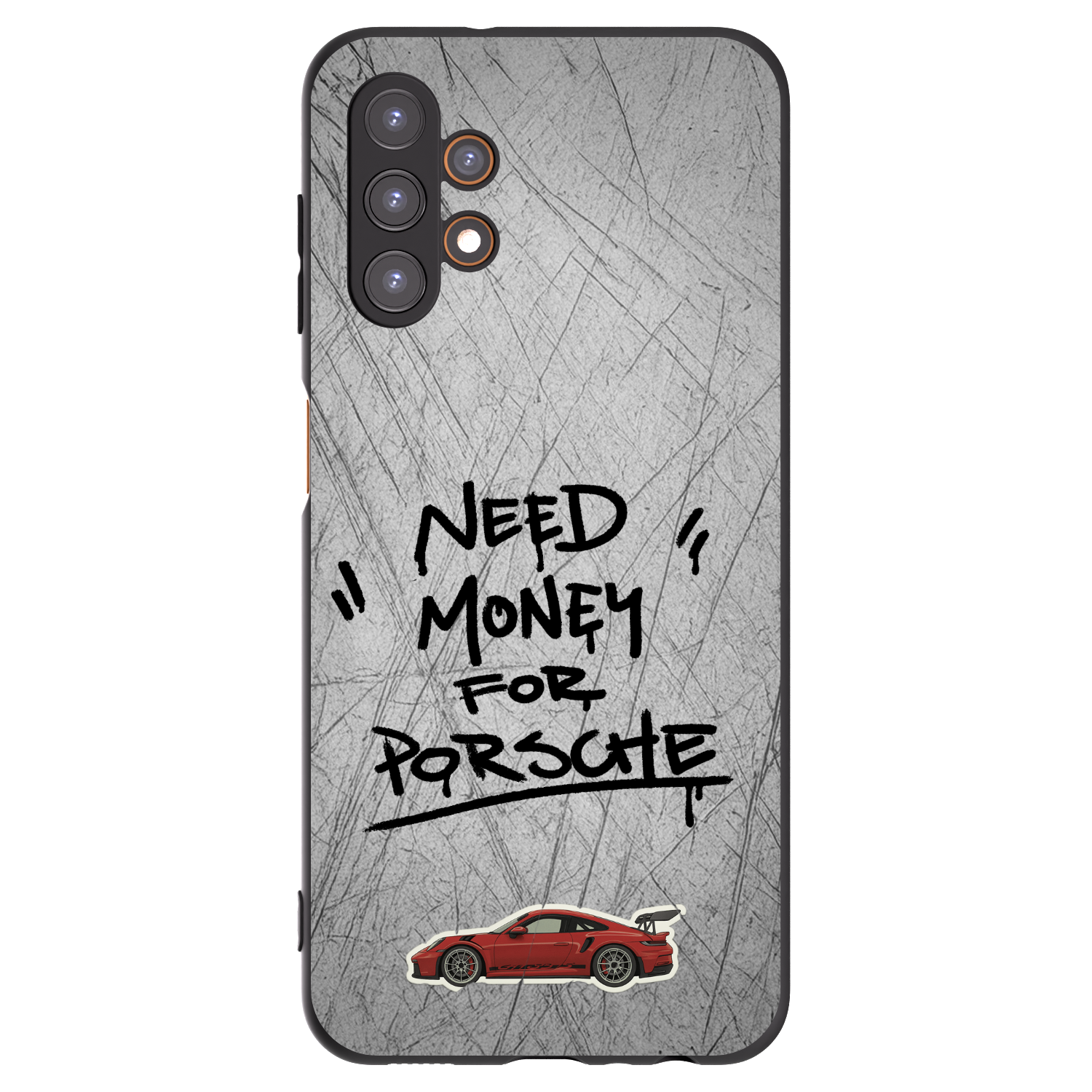 Picasee Μαύρη θήκη σιλικόνης για Samsung Galaxy A13 4G A135 - Grey Drift