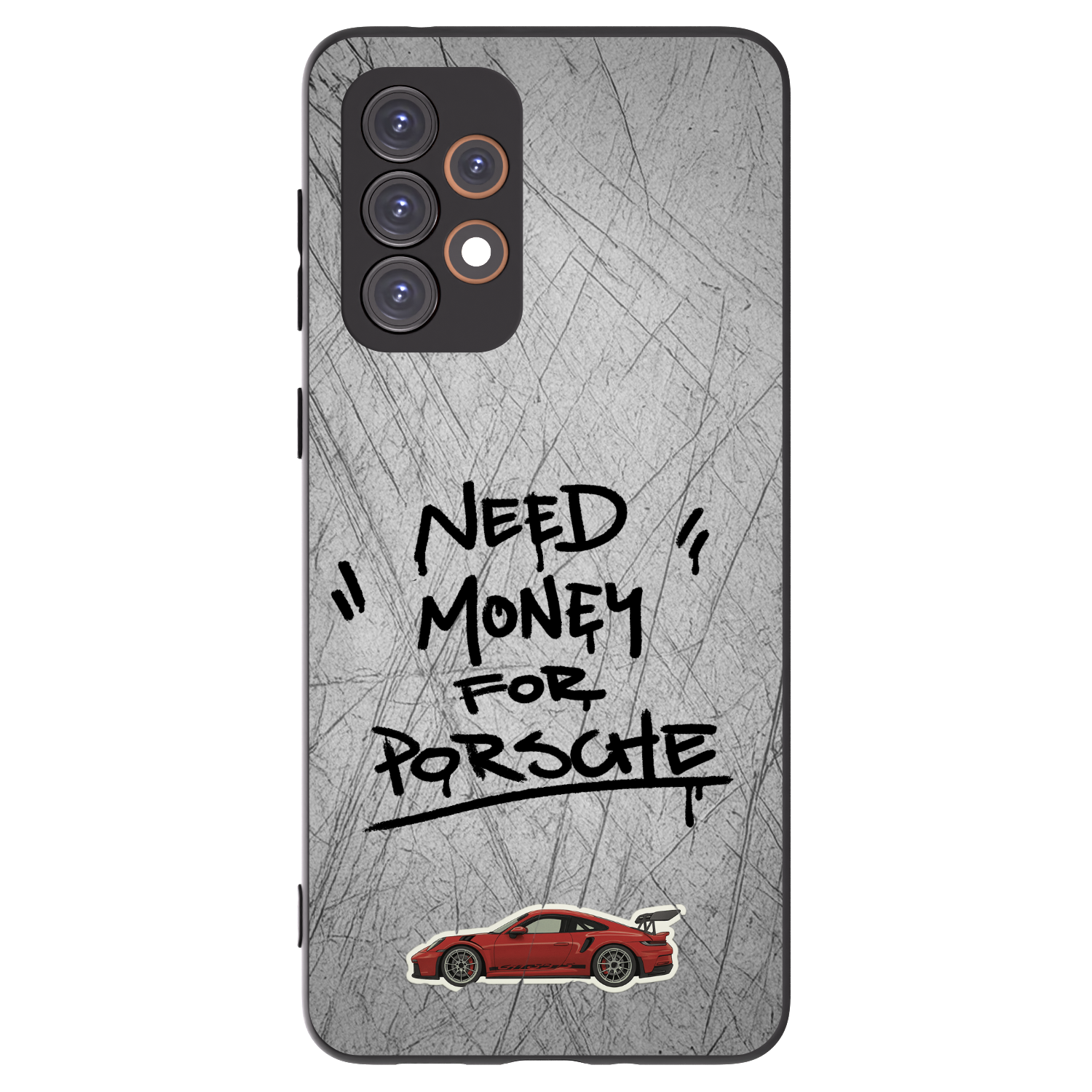 Picasee Μαύρη θήκη σιλικόνης για Samsung Galaxy A33 5G A336 - Grey Drift