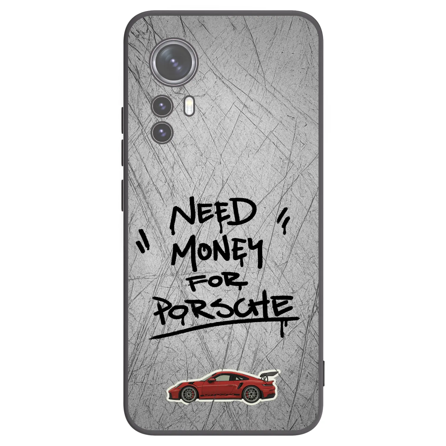 Picasee Μαύρη θήκη σιλικόνης για Xiaomi 12X - Grey Drift