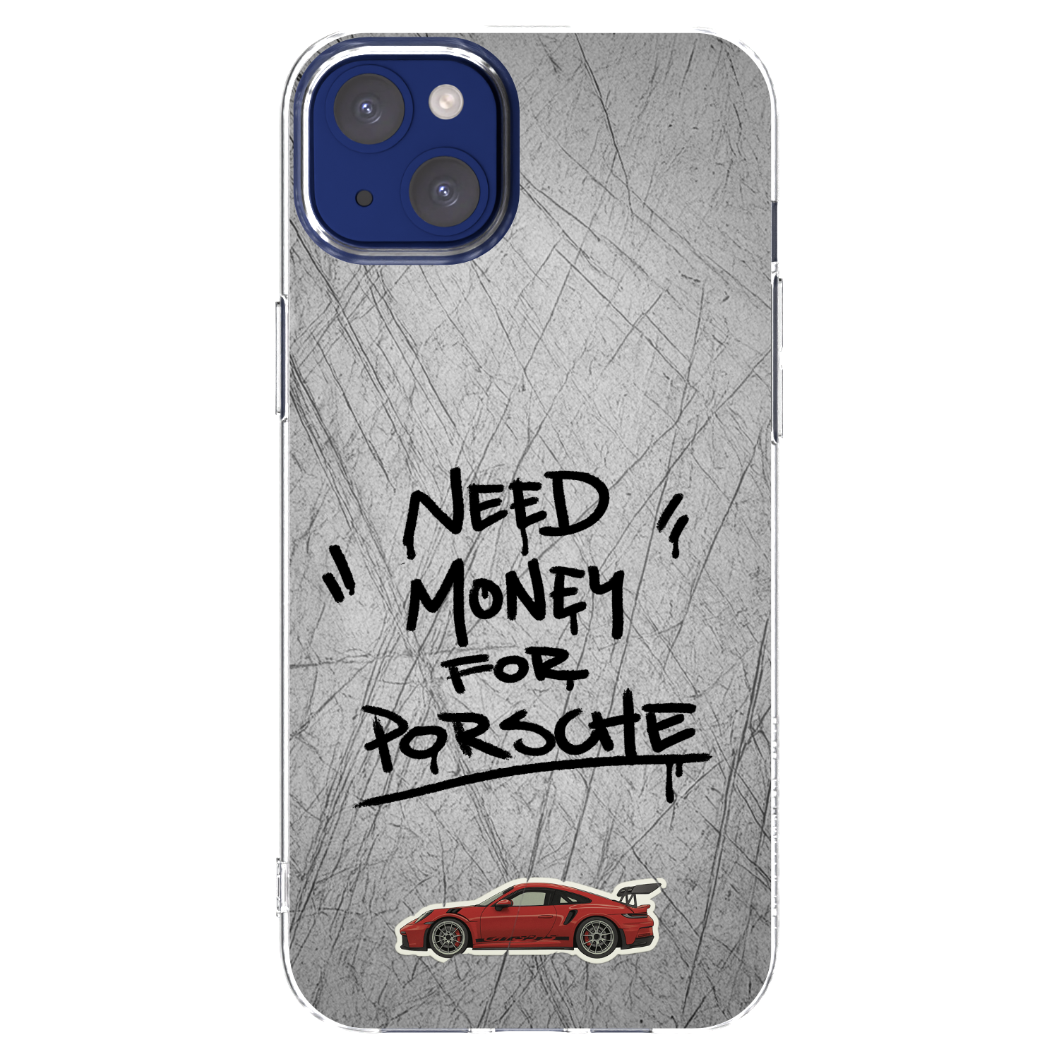 Picasee διαφανής θήκη σιλικόνης Apple iPhone 14 Plus - Grey Drift