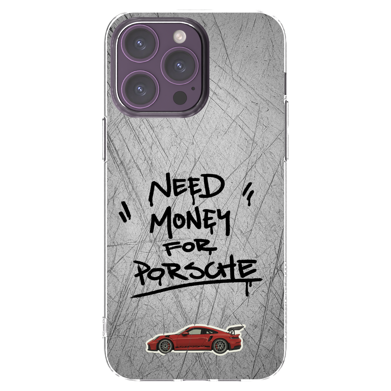 Picasee διαφανής θήκη σιλικόνης Apple iPhone 14 Pro Max - Grey Drift