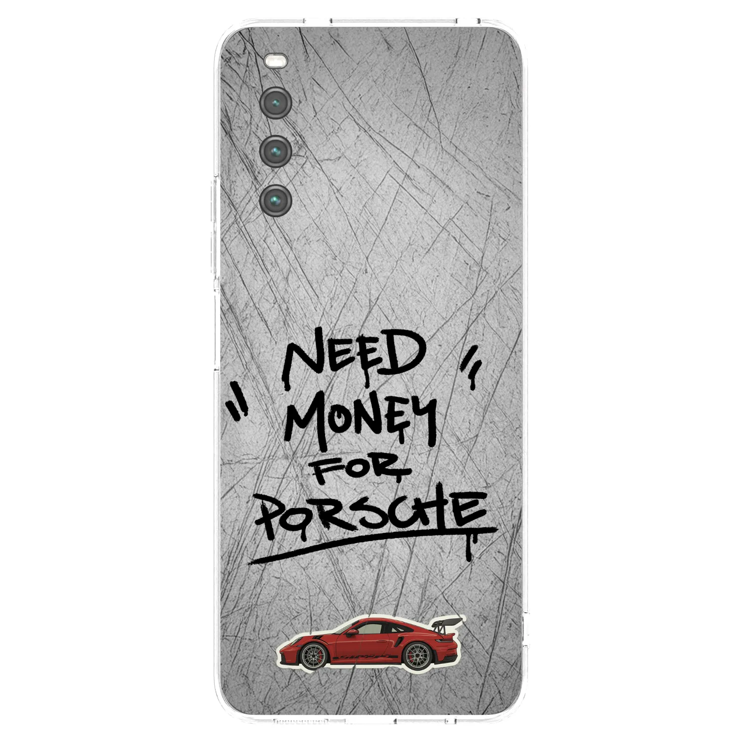 Picasee διαφανής θήκη σιλικόνης Sony Xperia 10 IV 5G - Grey Drift