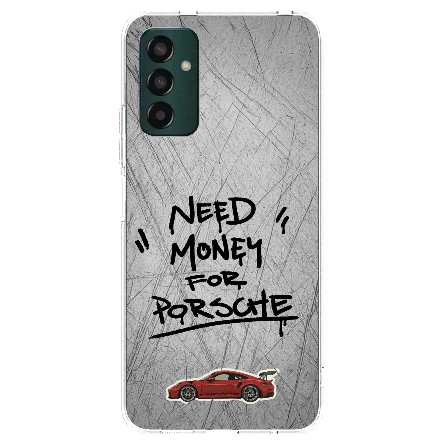 Picasee διαφανής θήκη σιλικόνης Samsung Galaxy M13 M135F - Grey Drift