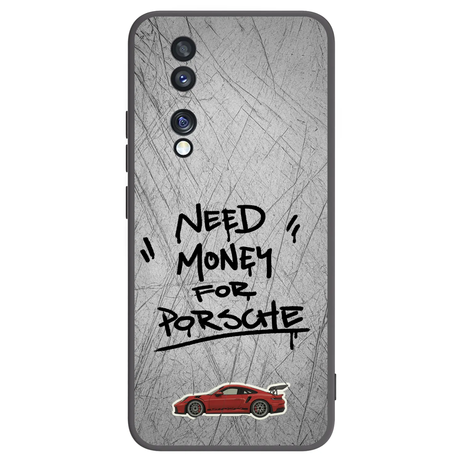 Picasee Μαύρη θήκη σιλικόνης για Honor 70 - Grey Drift
