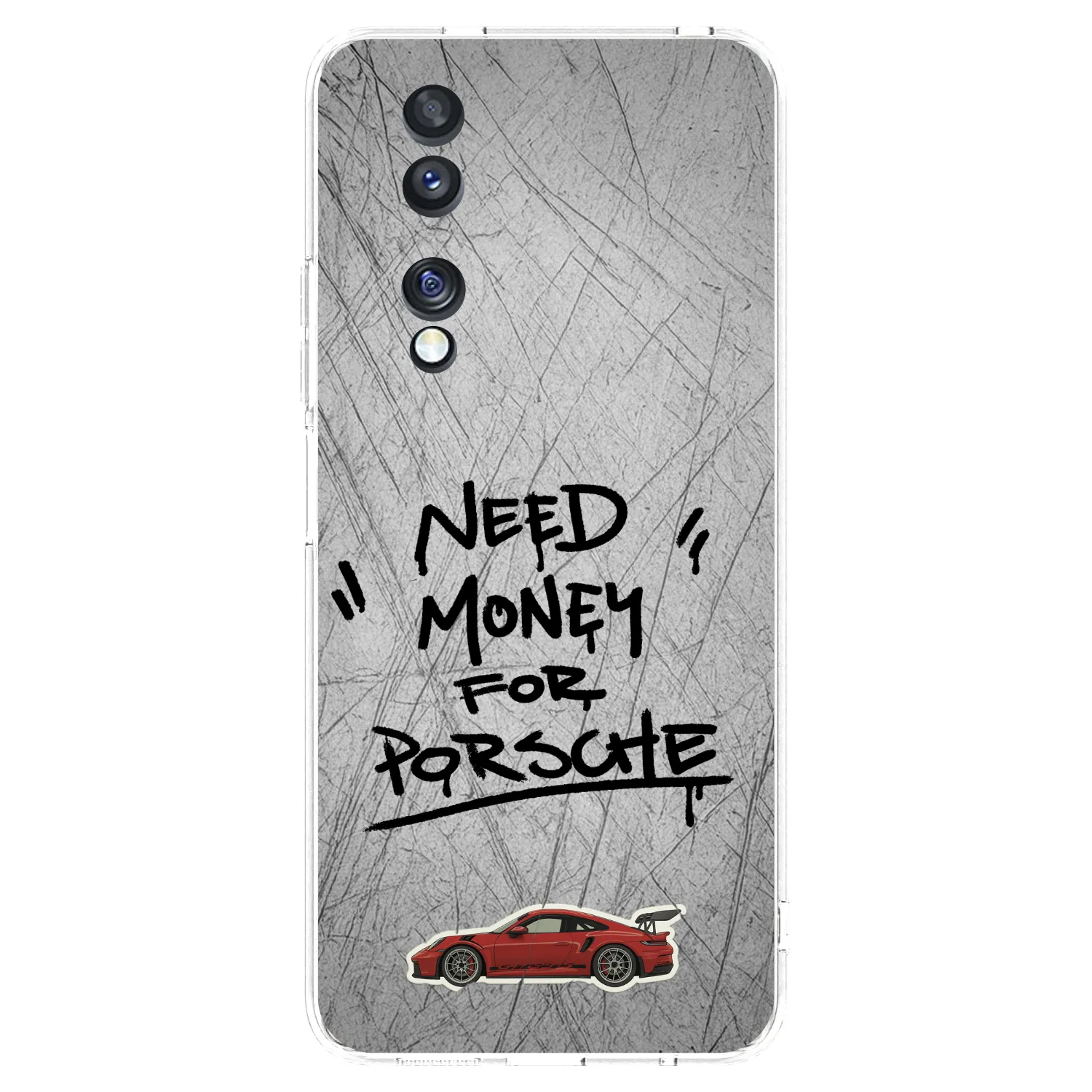Picasee διαφανής θήκη σιλικόνης Honor 70 - Grey Drift