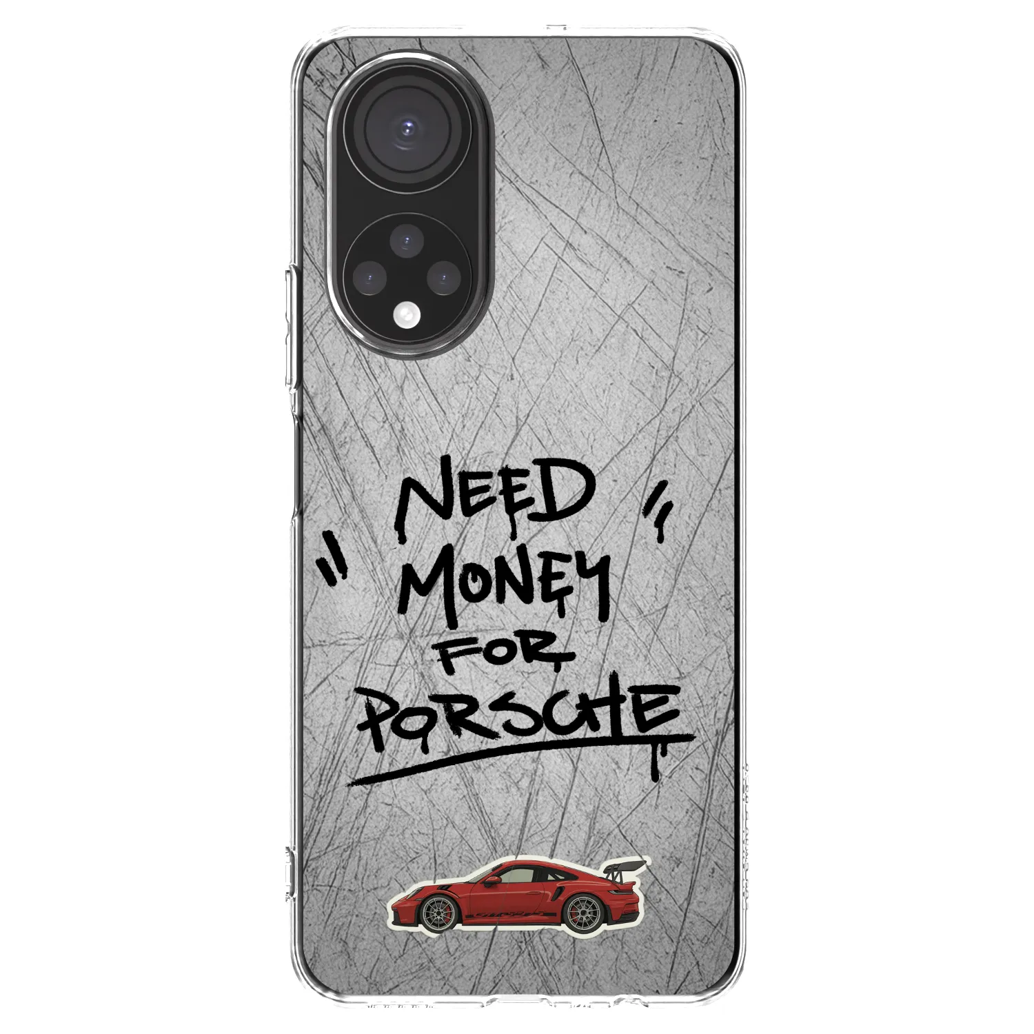 Picasee διαφανής θήκη σιλικόνης Honor X7 - Grey Drift