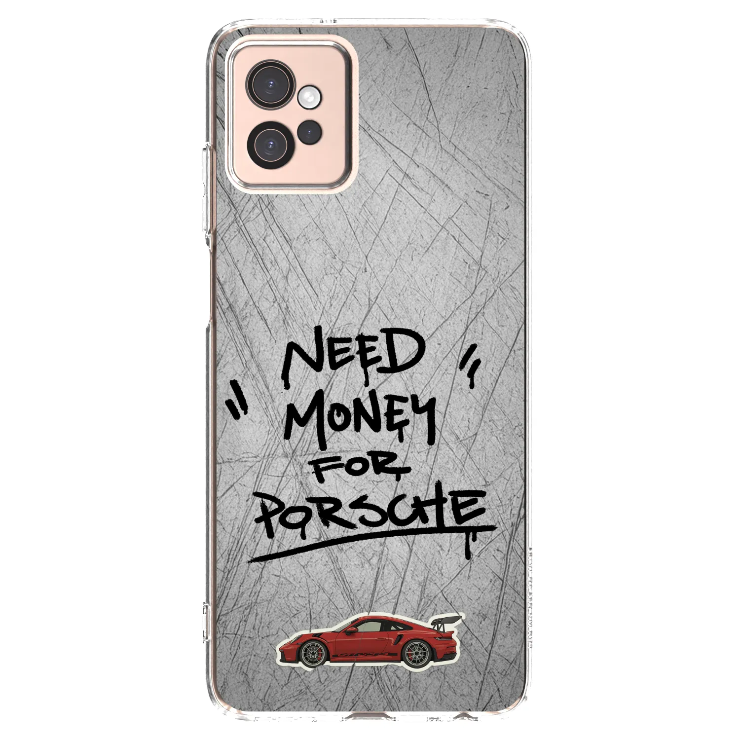 Picasee διαφανής θήκη σιλικόνης Motorola Moto G32 - Grey Drift