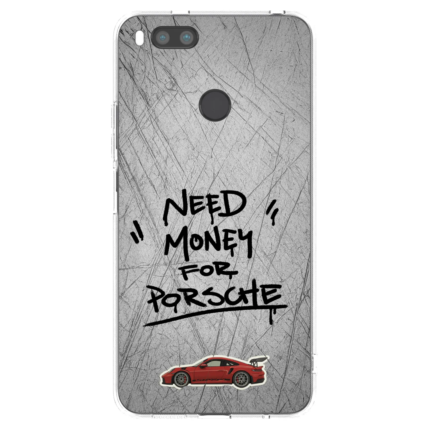 Picasee διαφανής θήκη σιλικόνης Xiaomi Redmi A1 - Grey Drift