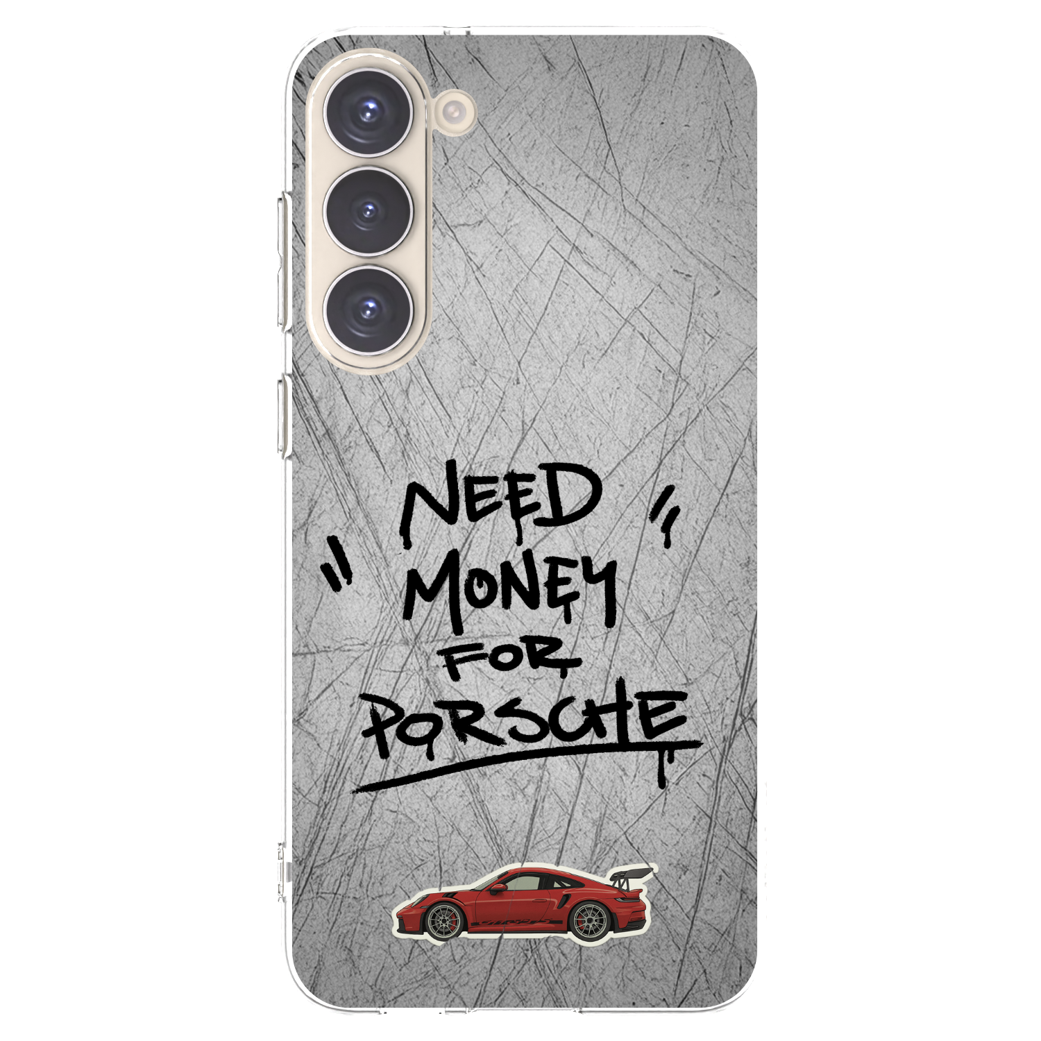 Picasee διαφανής θήκη σιλικόνης Samsung Galaxy S23+ 5G - Grey Drift