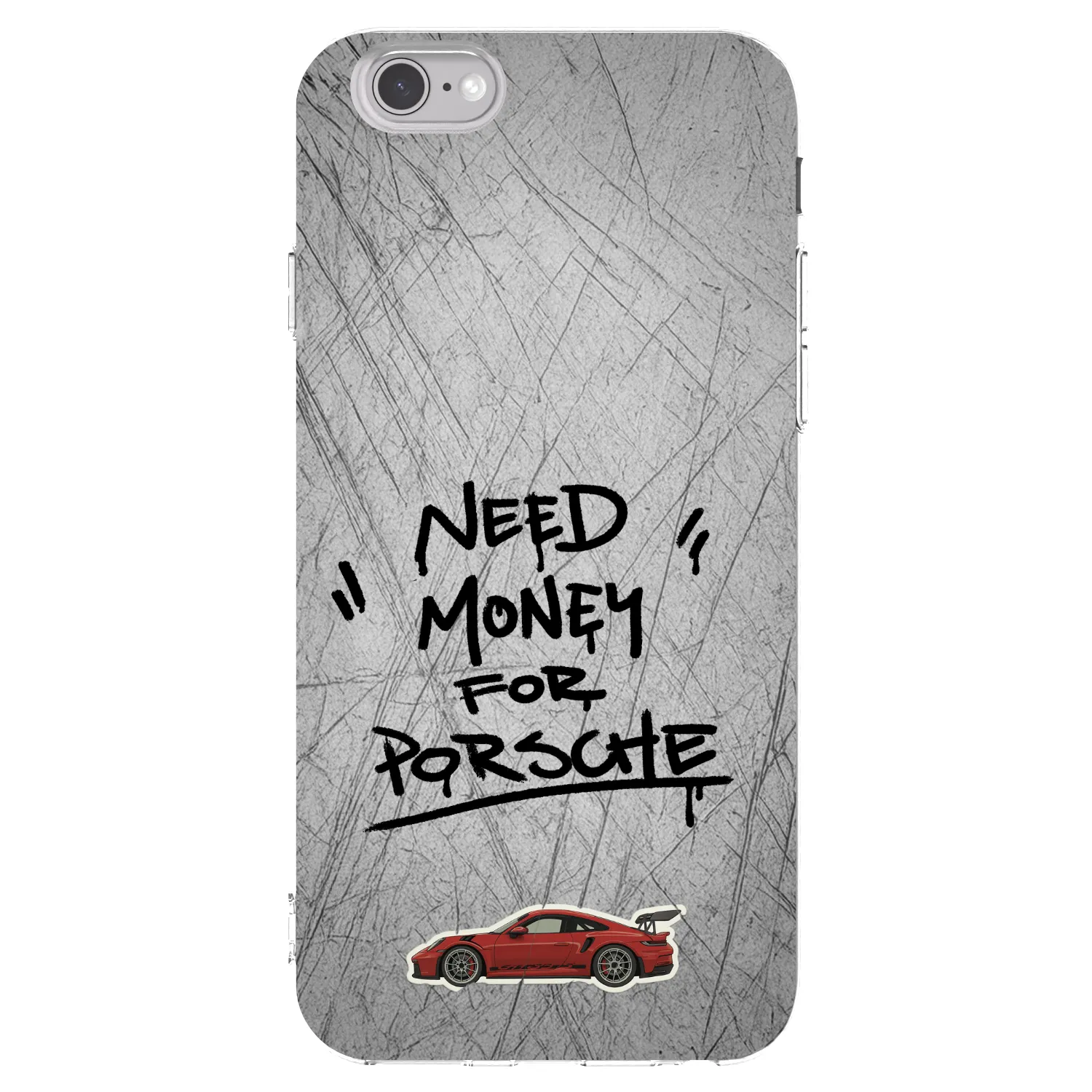Picasee διαφανής θήκη σιλικόνης Apple iPhone 6/6S - Grey Drift