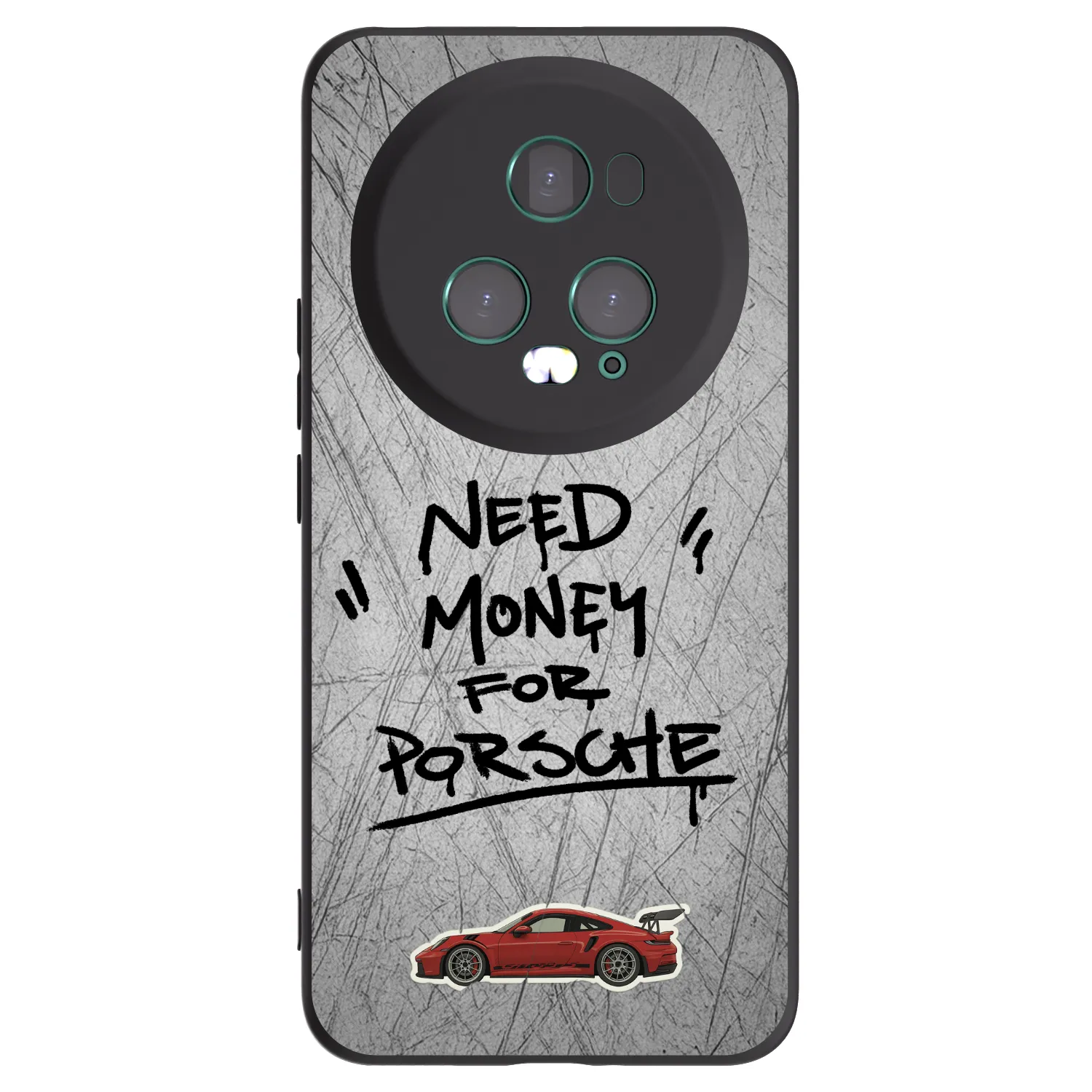 Picasee Μαύρη θήκη σιλικόνης για Honor Magic5 Pro - Grey Drift