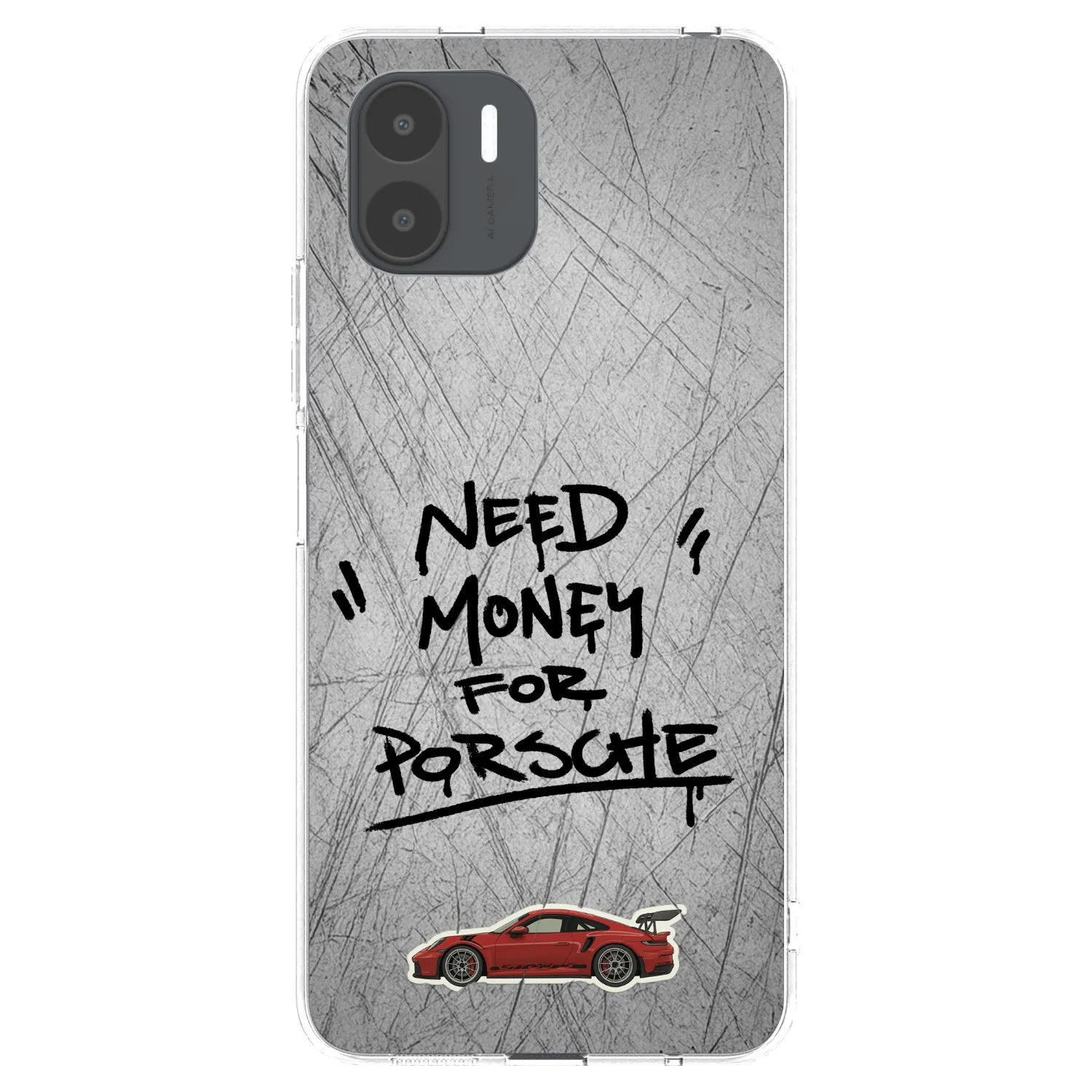 Picasee διαφανής θήκη σιλικόνης Xiaomi Redmi A2 - Grey Drift