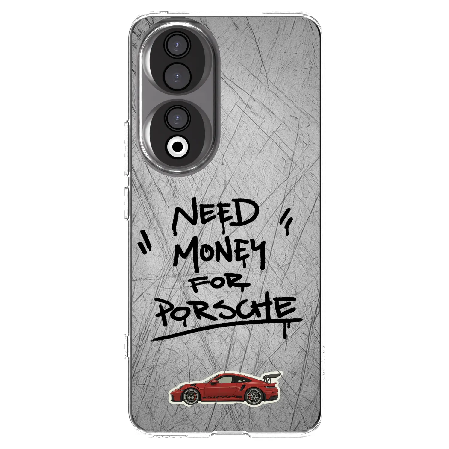 Picasee διαφανής θήκη σιλικόνης Honor 90 5G - Grey Drift
