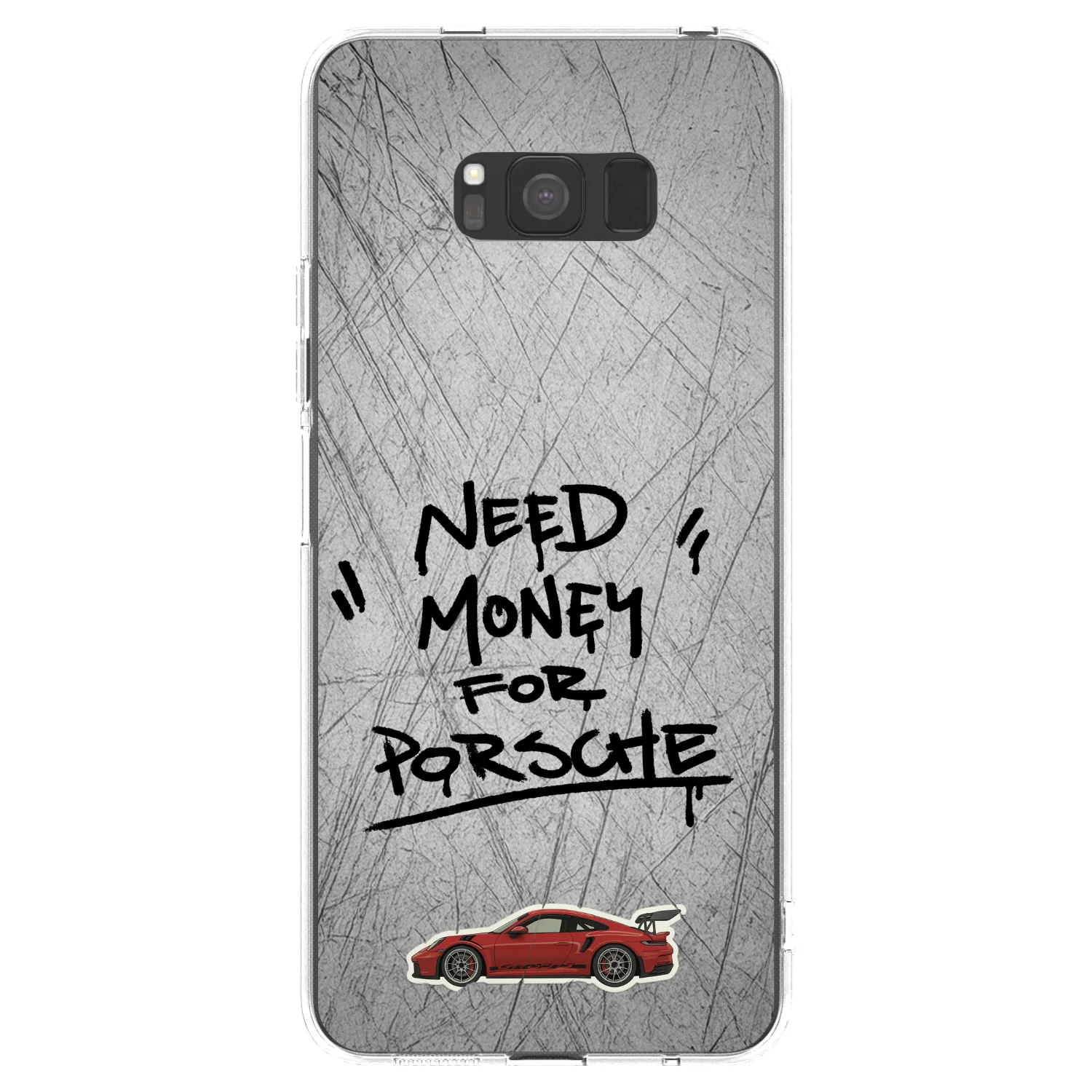 Picasee διαφανής θήκη σιλικόνης Samsung Galaxy S8 G950F - Grey Drift