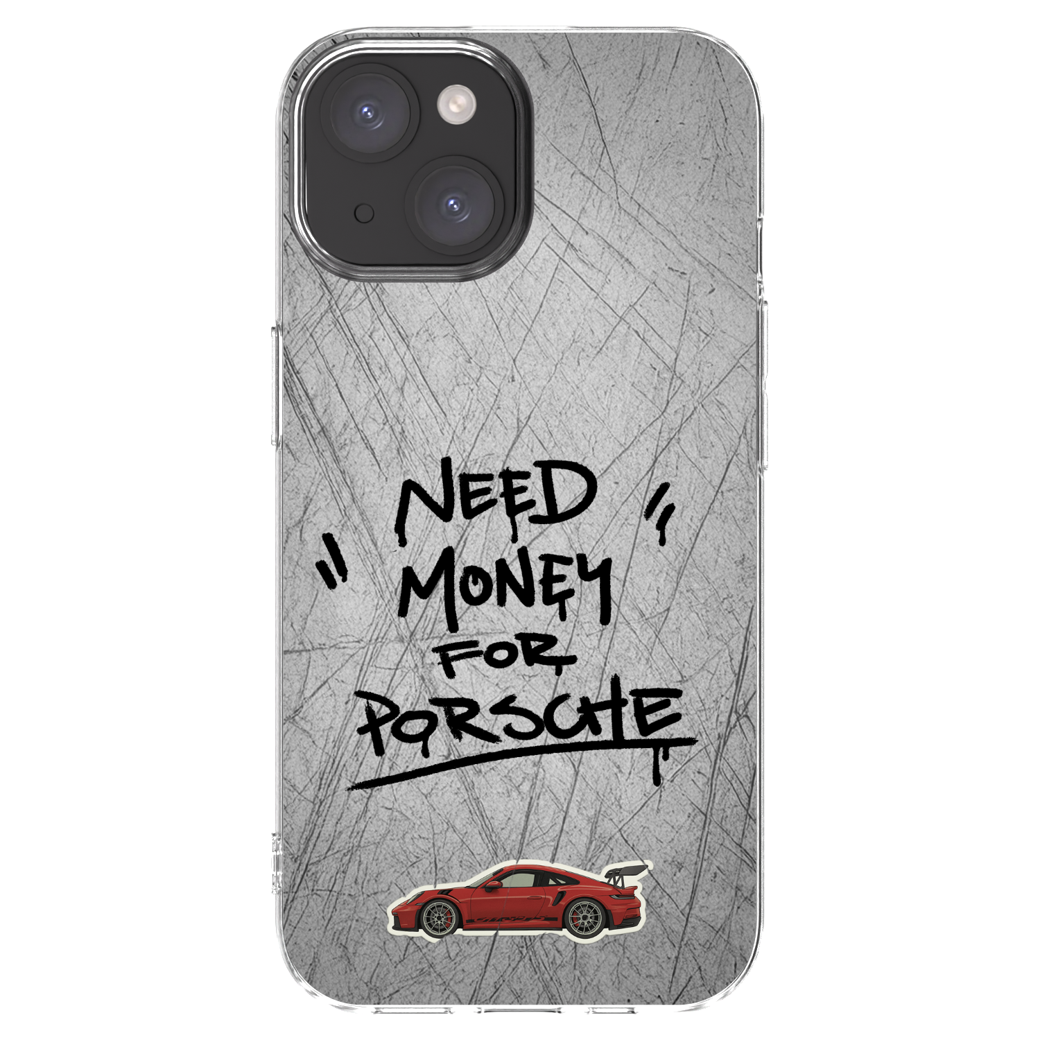Picasee διαφανής θήκη σιλικόνης Apple iPhone 15 - Grey Drift