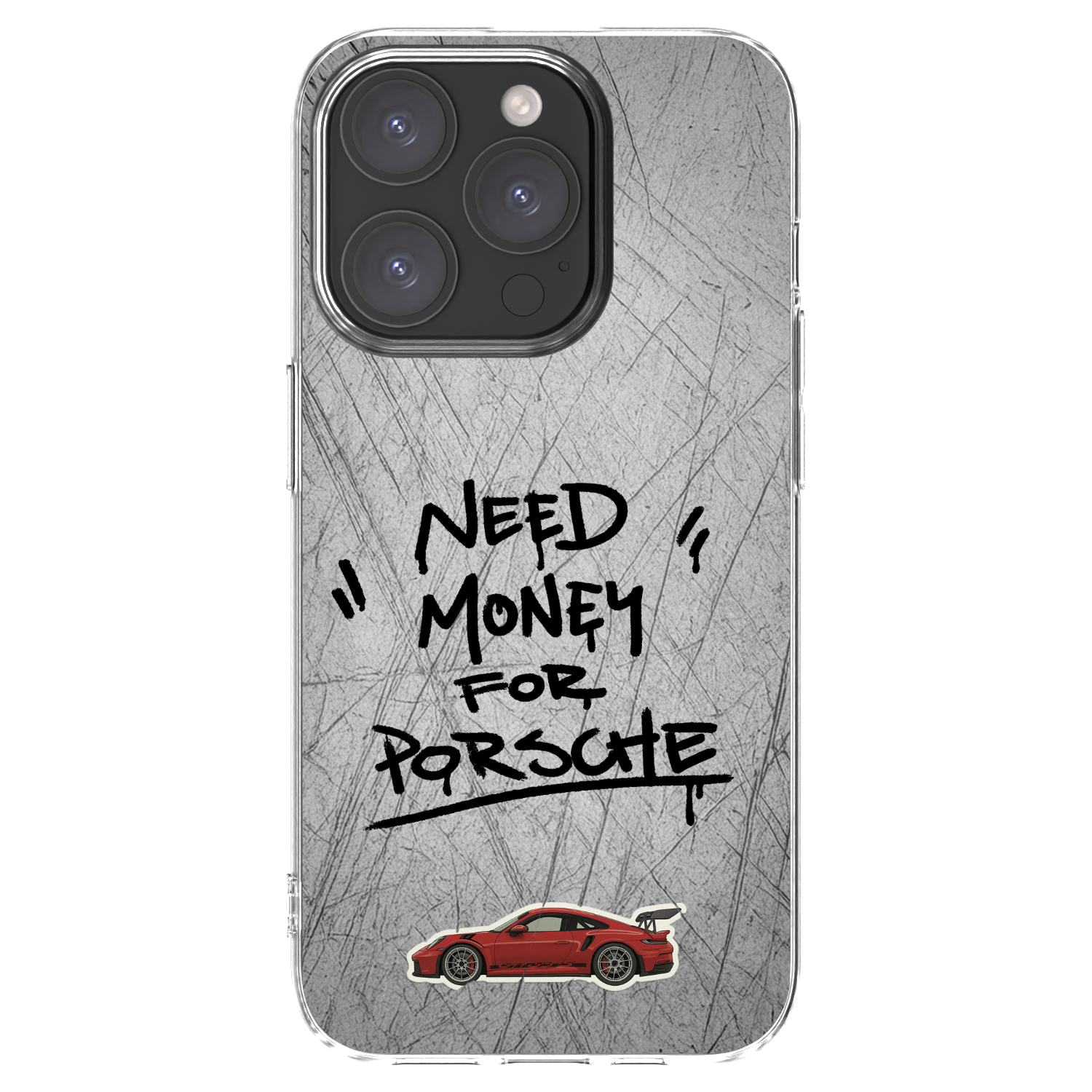 Picasee διαφανής θήκη σιλικόνης Apple iPhone 15 Pro - Grey Drift