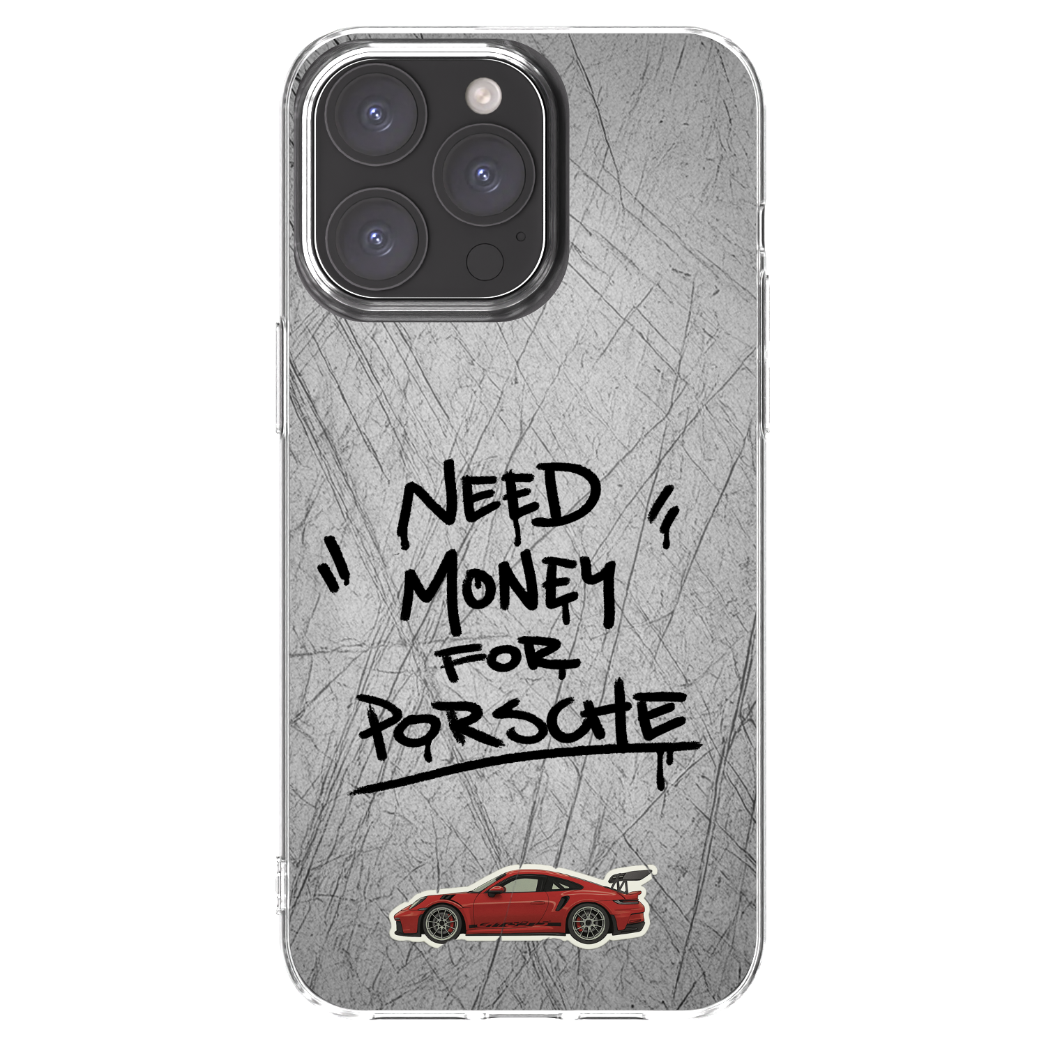 Picasee διαφανής θήκη σιλικόνης Apple iPhone 15 Pro Max - Grey Drift