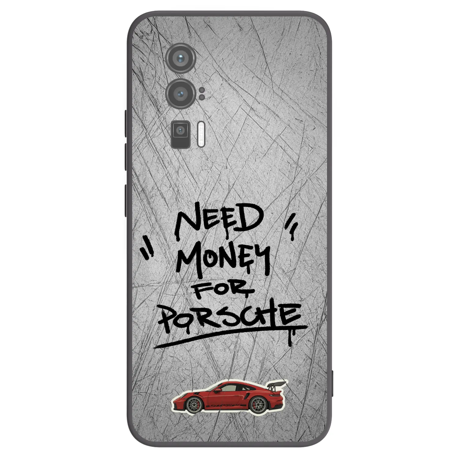 Picasee Μαύρη θήκη σιλικόνης για Xiaomi Poco F5 Pro 5G - Grey Drift