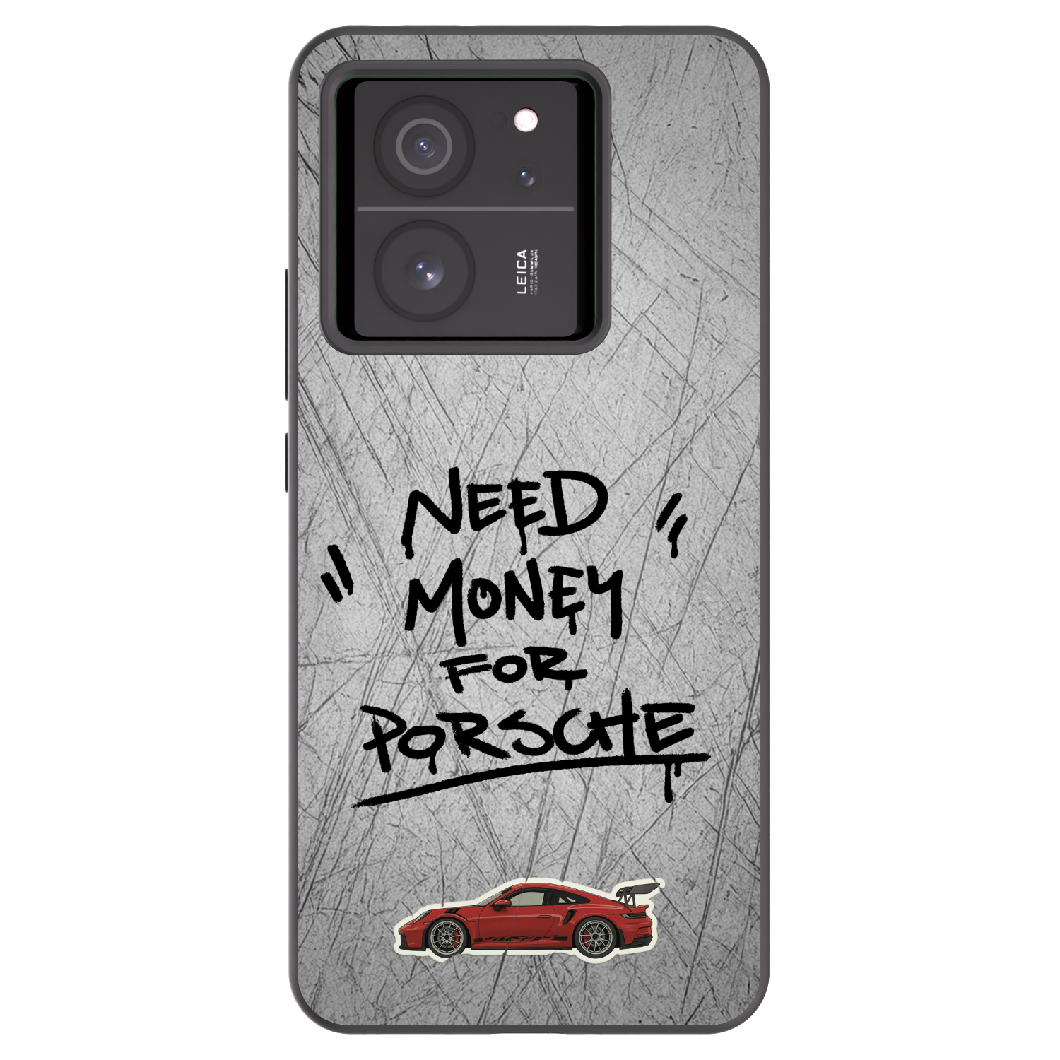 Picasee Μαύρη θήκη σιλικόνης για Xiaomi 13T - Grey Drift