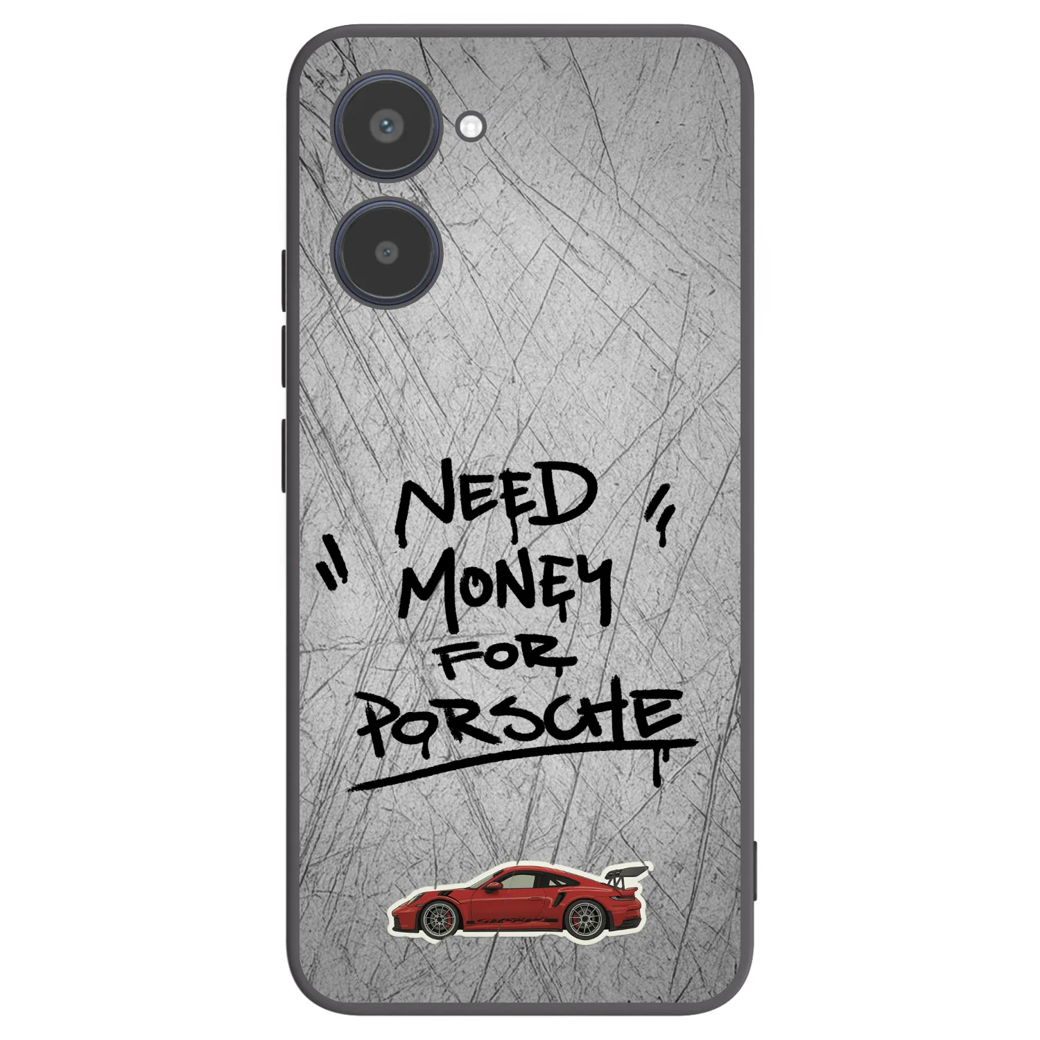 Picasee Μαύρη θήκη σιλικόνης για Realme 10 4G - Grey Drift