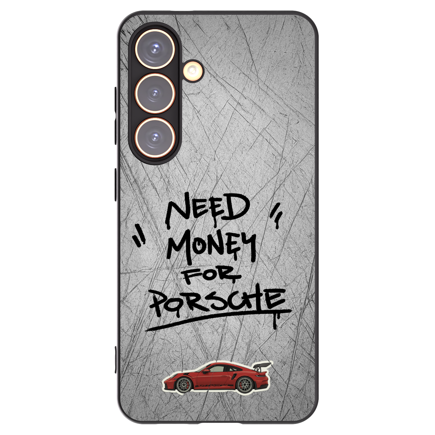 Picasee Μαύρη θήκη σιλικόνης για Samsung Galaxy S24 S921B 5G - Grey Drift
