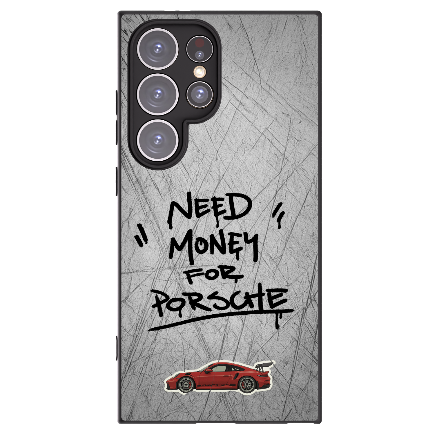 Picasee Μαύρη θήκη σιλικόνης για Samsung Galaxy S24 Ultra S928B 5G - Grey Drift