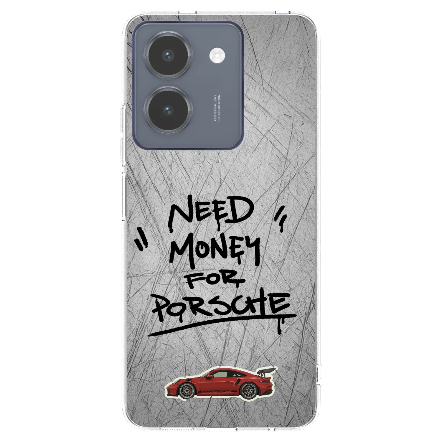 Picasee διαφανής θήκη σιλικόνης Vivo Y36 4G - Grey Drift