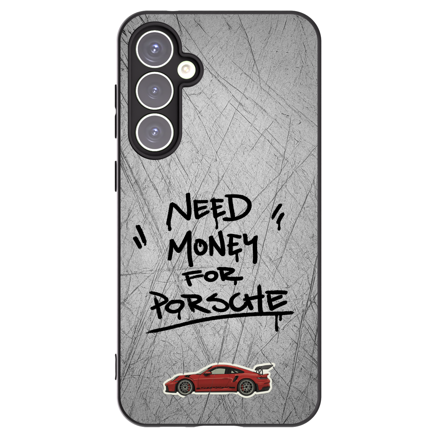 Picasee Μαύρη θήκη σιλικόνης για Samsung Galaxy S23 FE S711B - Grey Drift