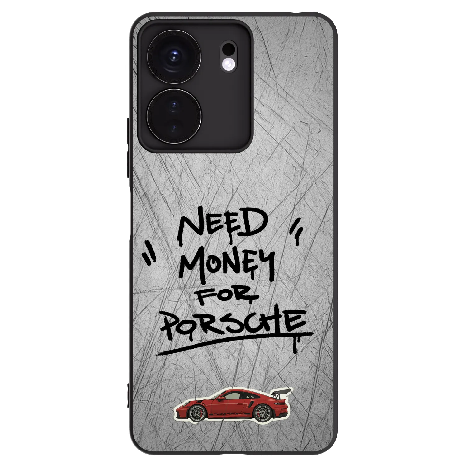 Picasee Μαύρη θήκη σιλικόνης για Xiaomi Redmi 13C 4G - Grey Drift