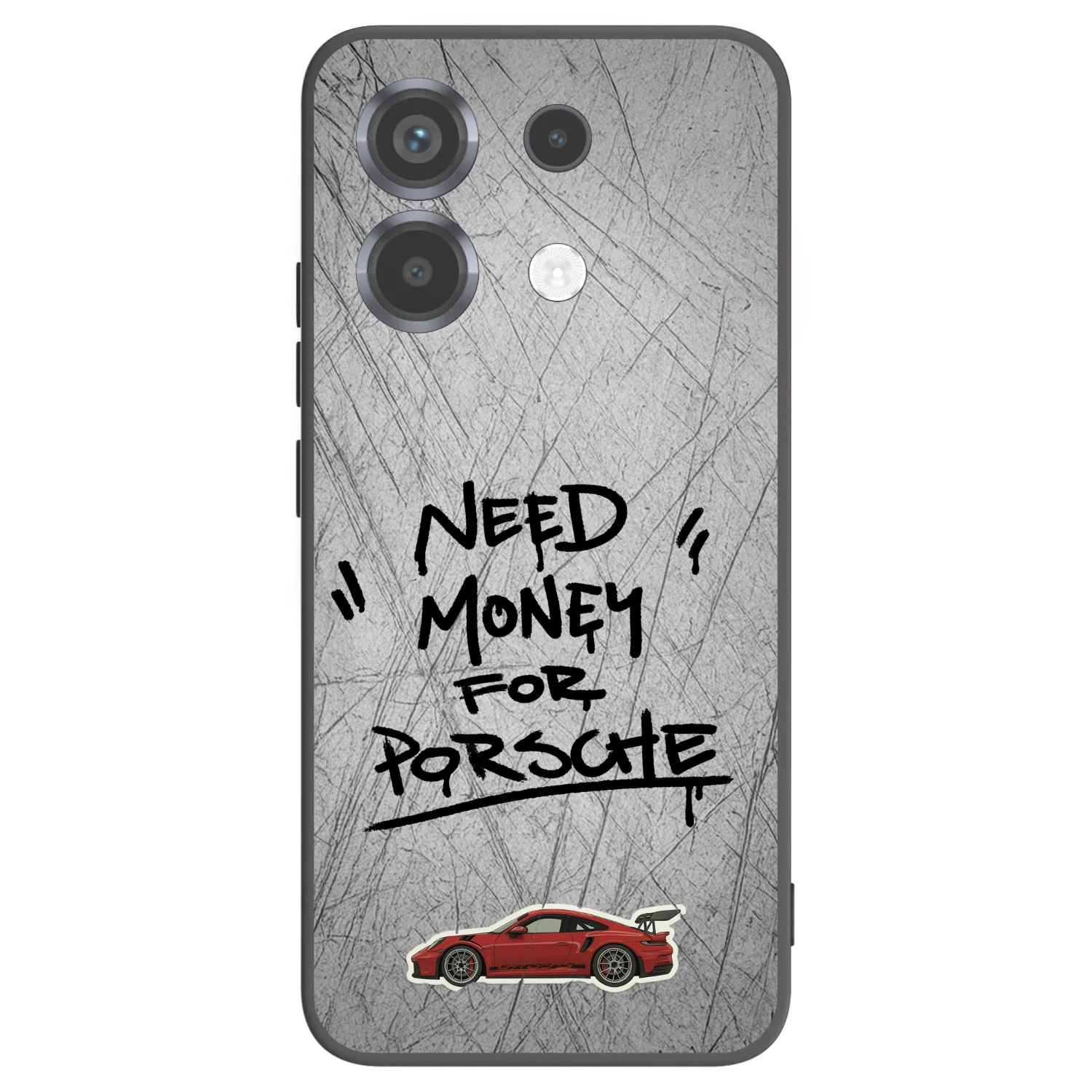 Picasee Μαύρη θήκη σιλικόνης για Xiaomi Poco X6 - Grey Drift